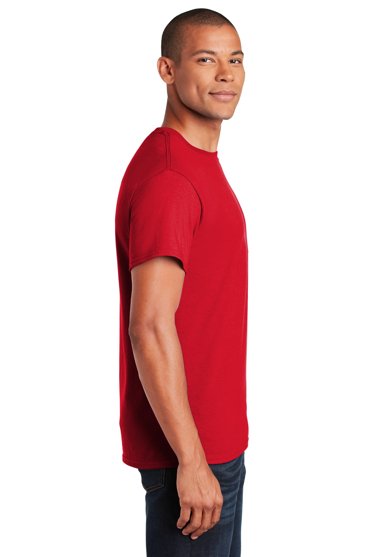 Gildan - Ultra Cotton 100% US Cotton T-Shirt with Pocket. 2300
