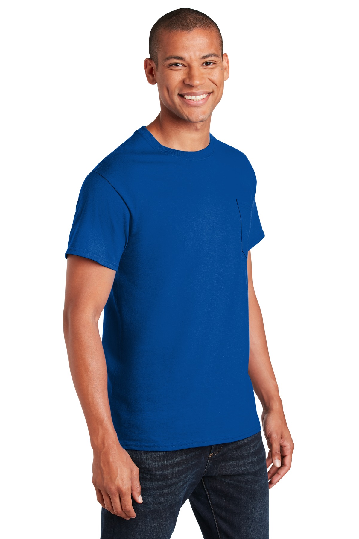 Gildan - Ultra Cotton 100% US Cotton T-Shirt with Pocket. 2300
