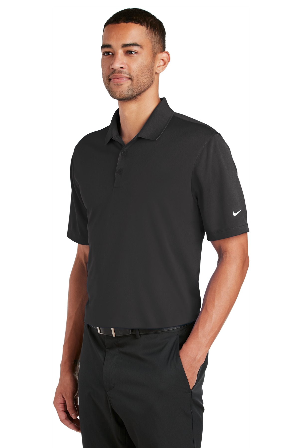 Nike Dri-FIT Classic Fit Players Polo with Flat Knit Collar. 838956