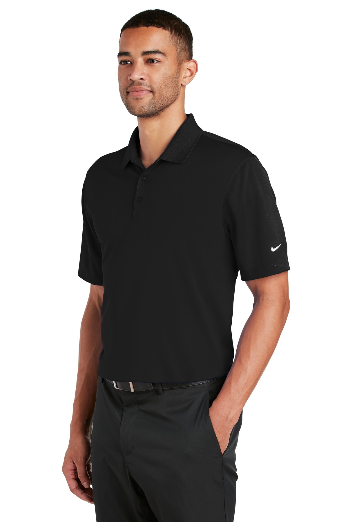Nike Dri-FIT Classic Fit Players Polo with Flat Knit Collar. 838956