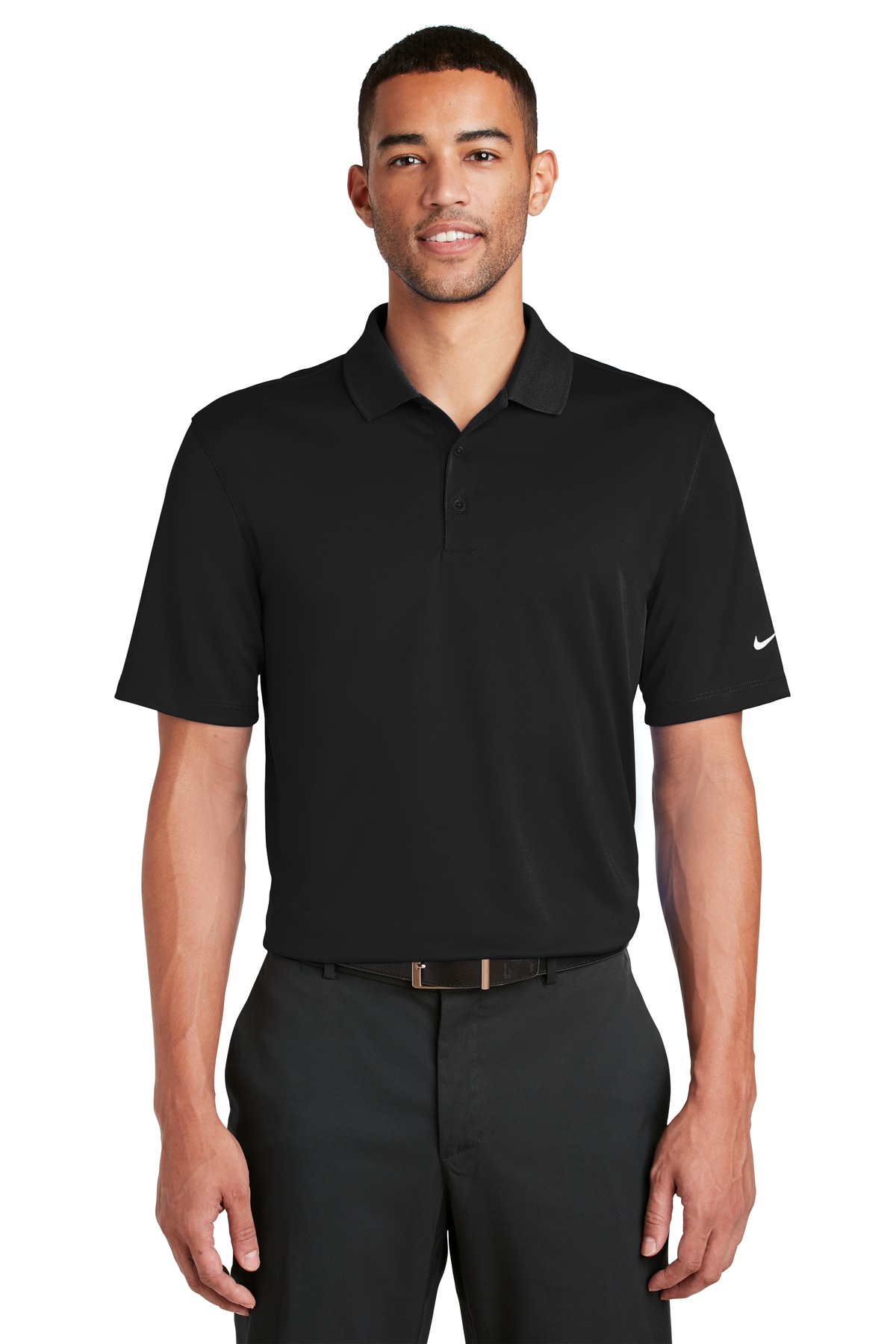 Nike Dri-FIT Classic Fit Players Polo with Flat Knit Collar-Nike