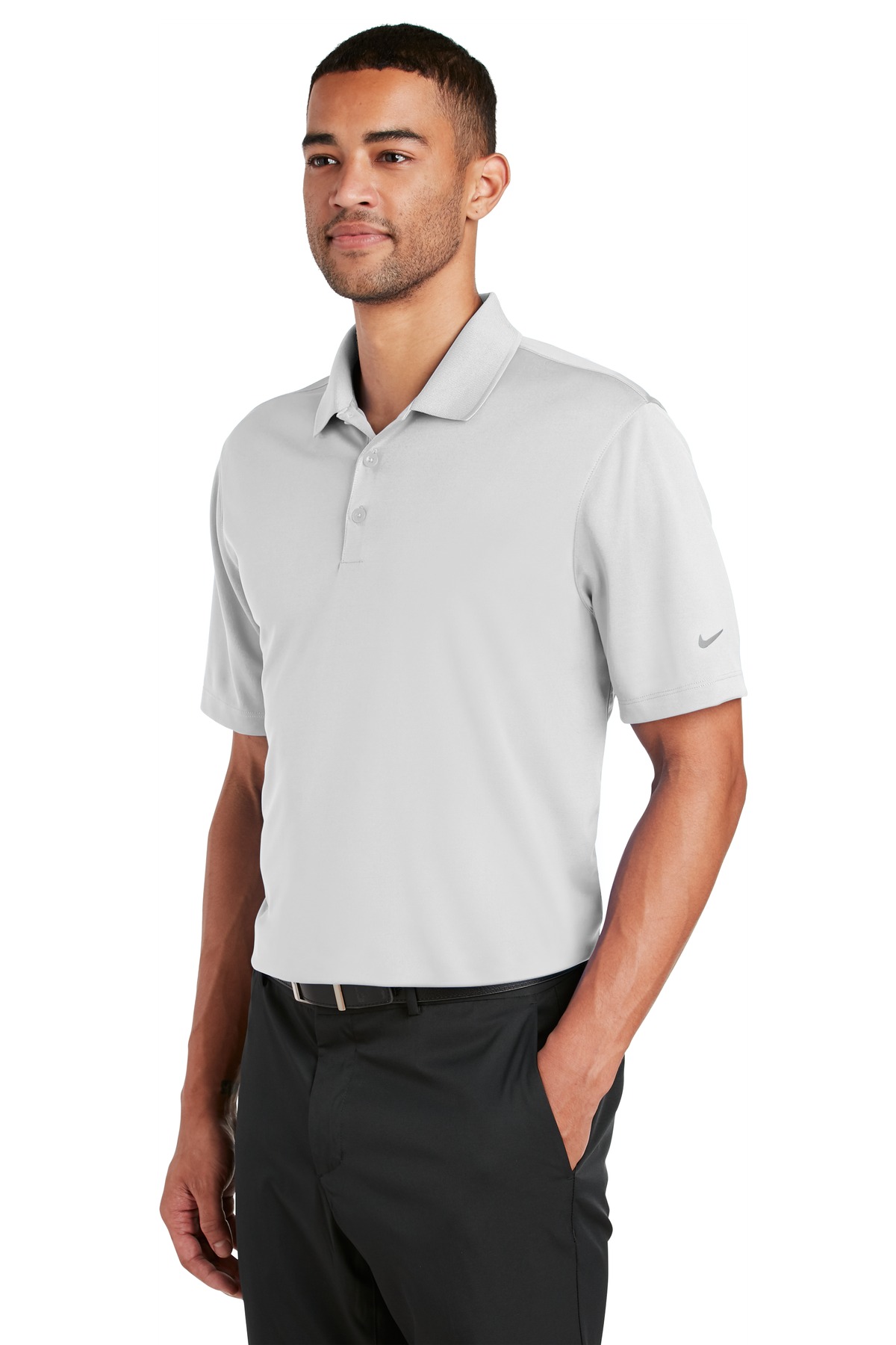 Nike Dri-FIT Classic Fit Players Polo with Flat Knit Collar. 838956
