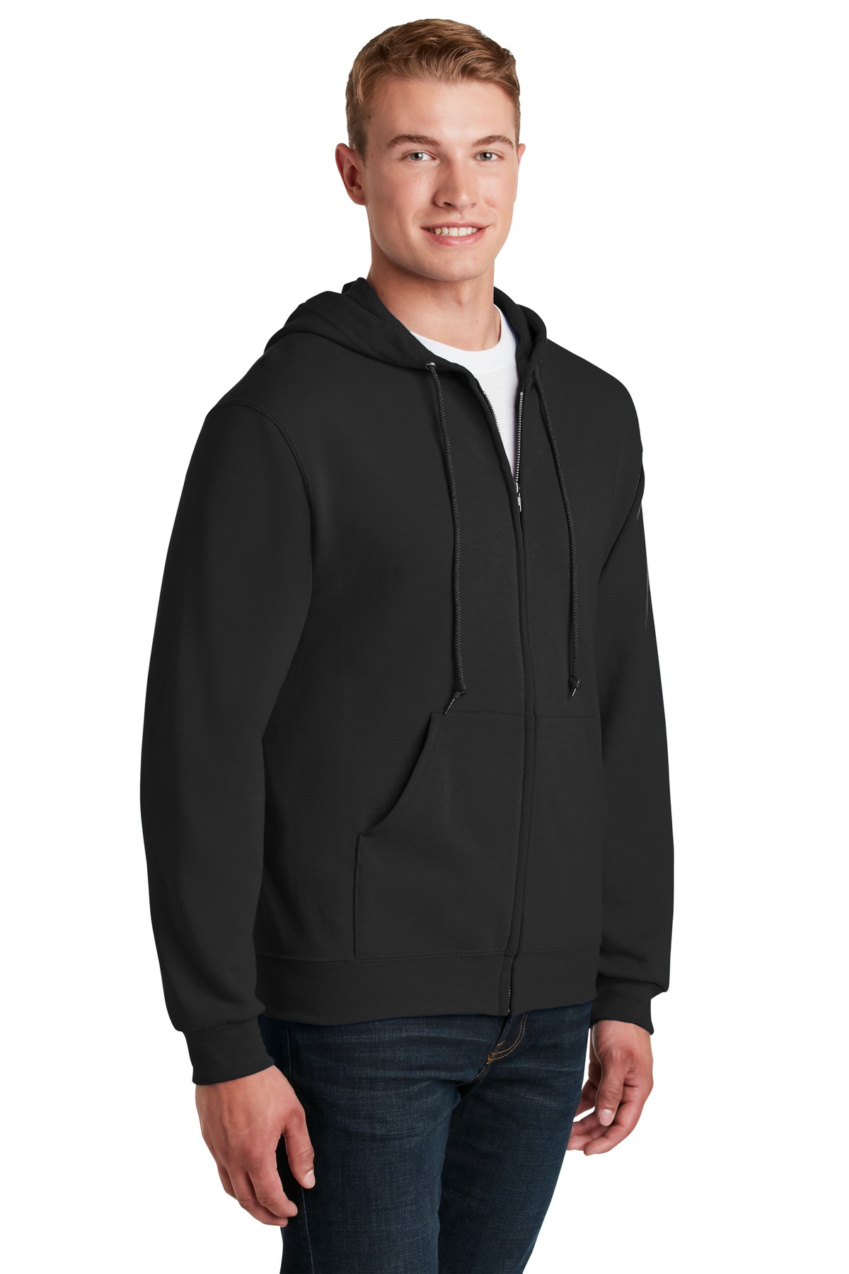 Jerzees - NuBlend Full-Zip Hooded Sweatshirt. 993M