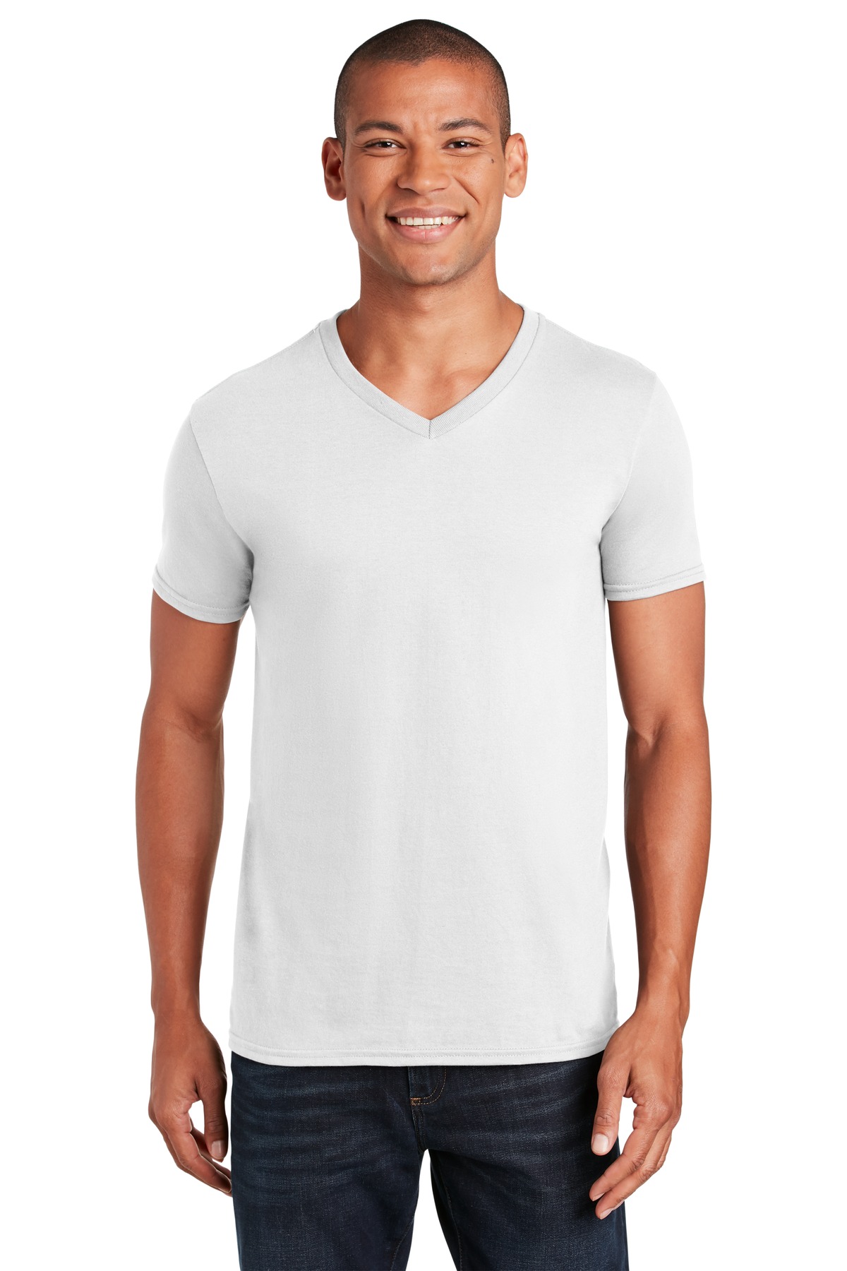 Buy Gildan Softstyle V-Neck T-Shirt - Gildan Online at Best price - MS