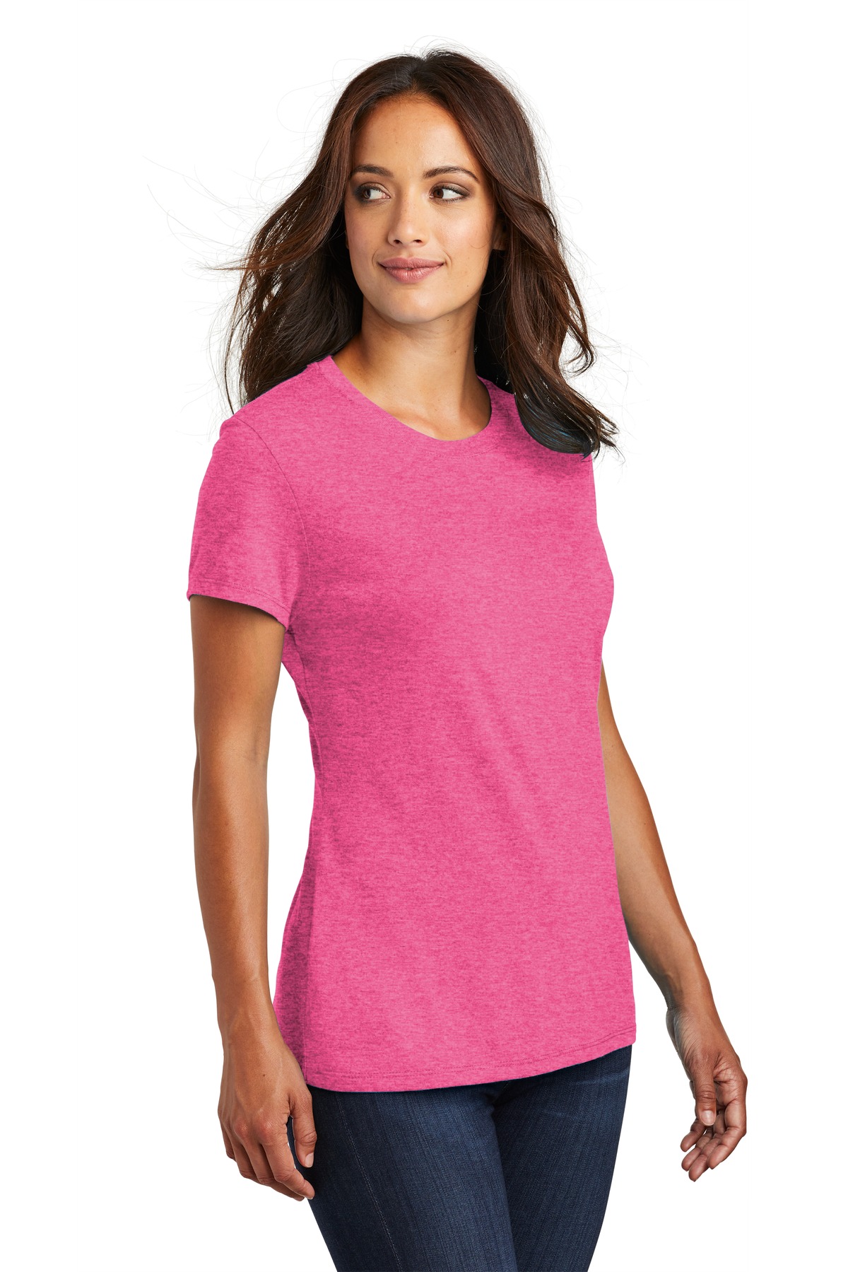 District Women's Perfect Tri Tee. DM130L