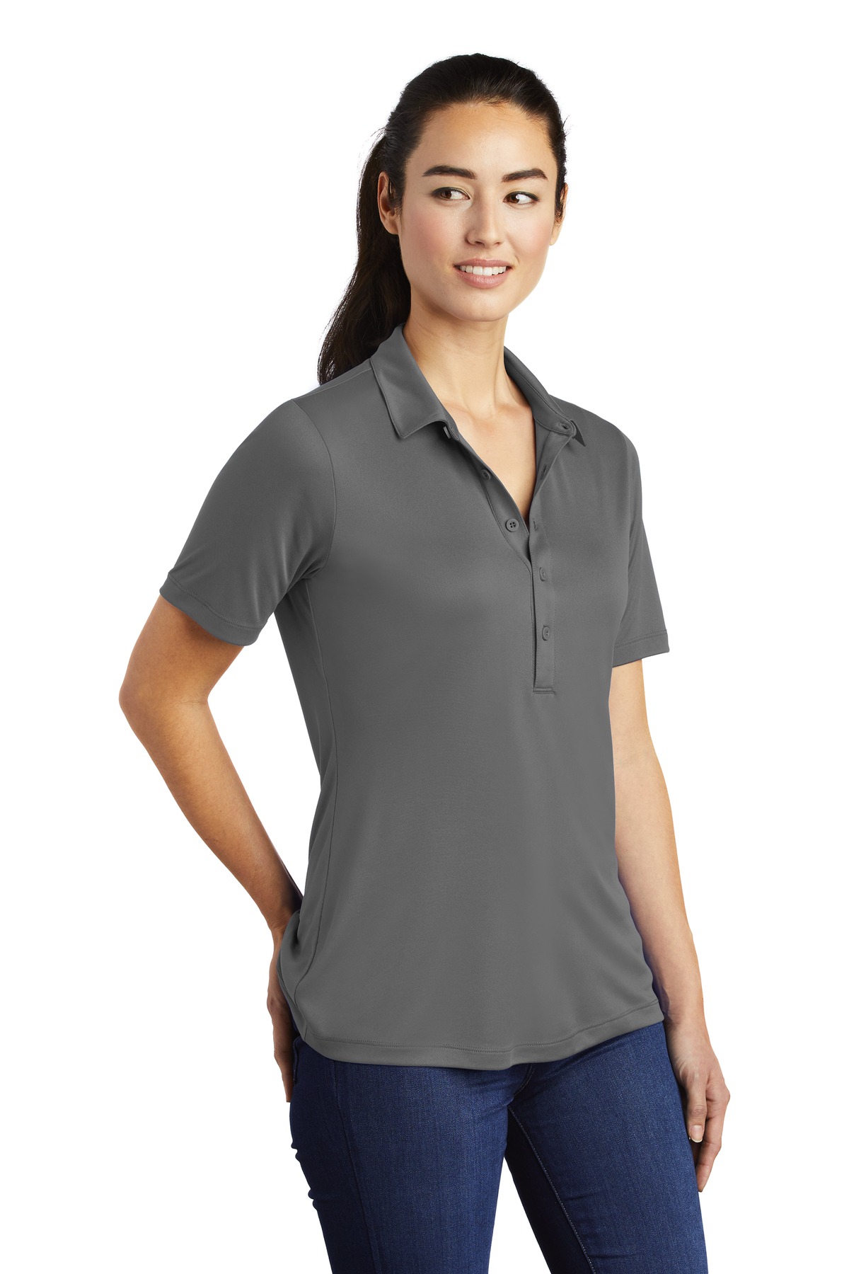 Sport-Tek Women's Posi-UV Pro Polo. LST520