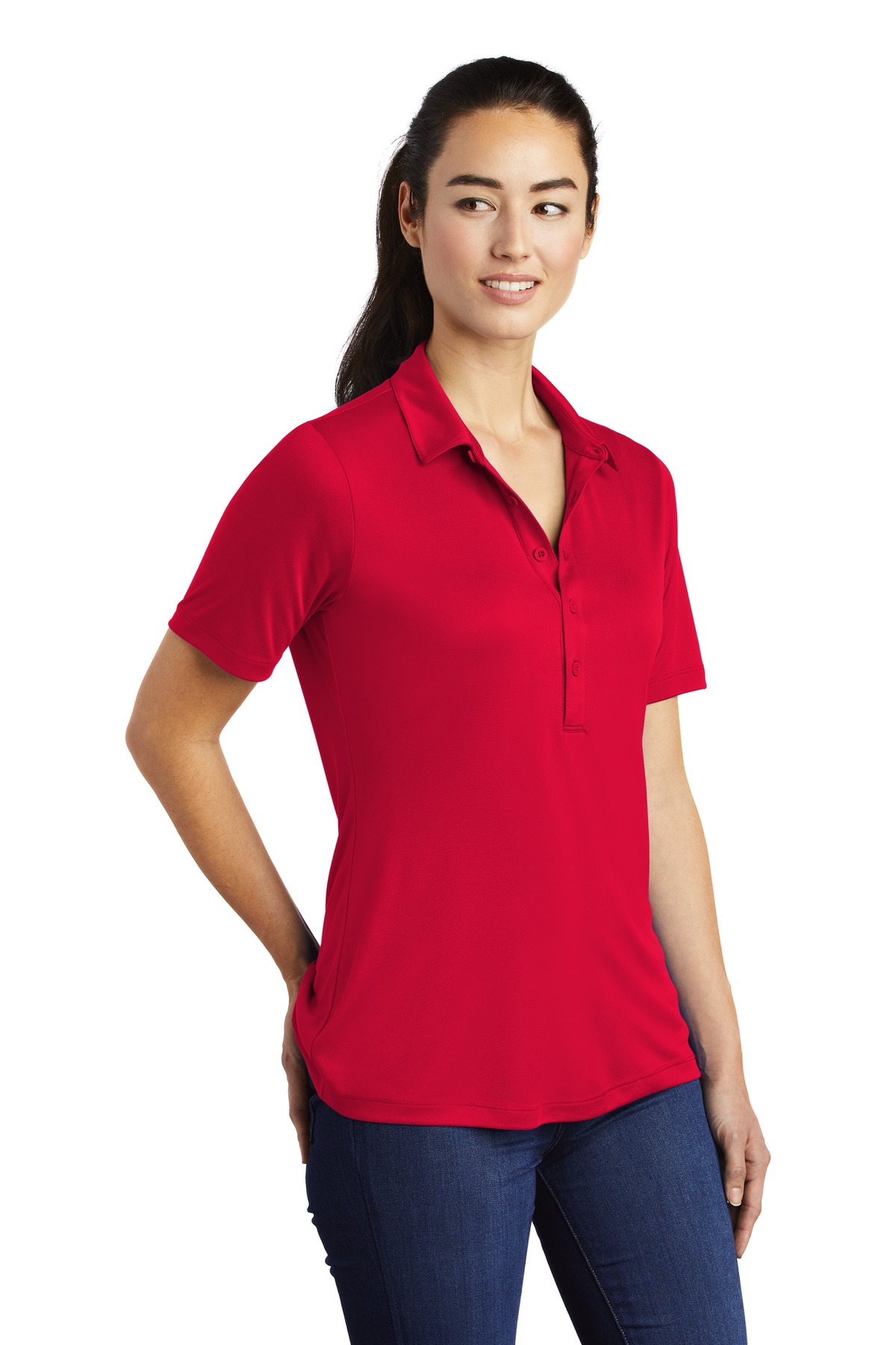Sport-Tek Women's Posi-UV Pro Polo. LST520