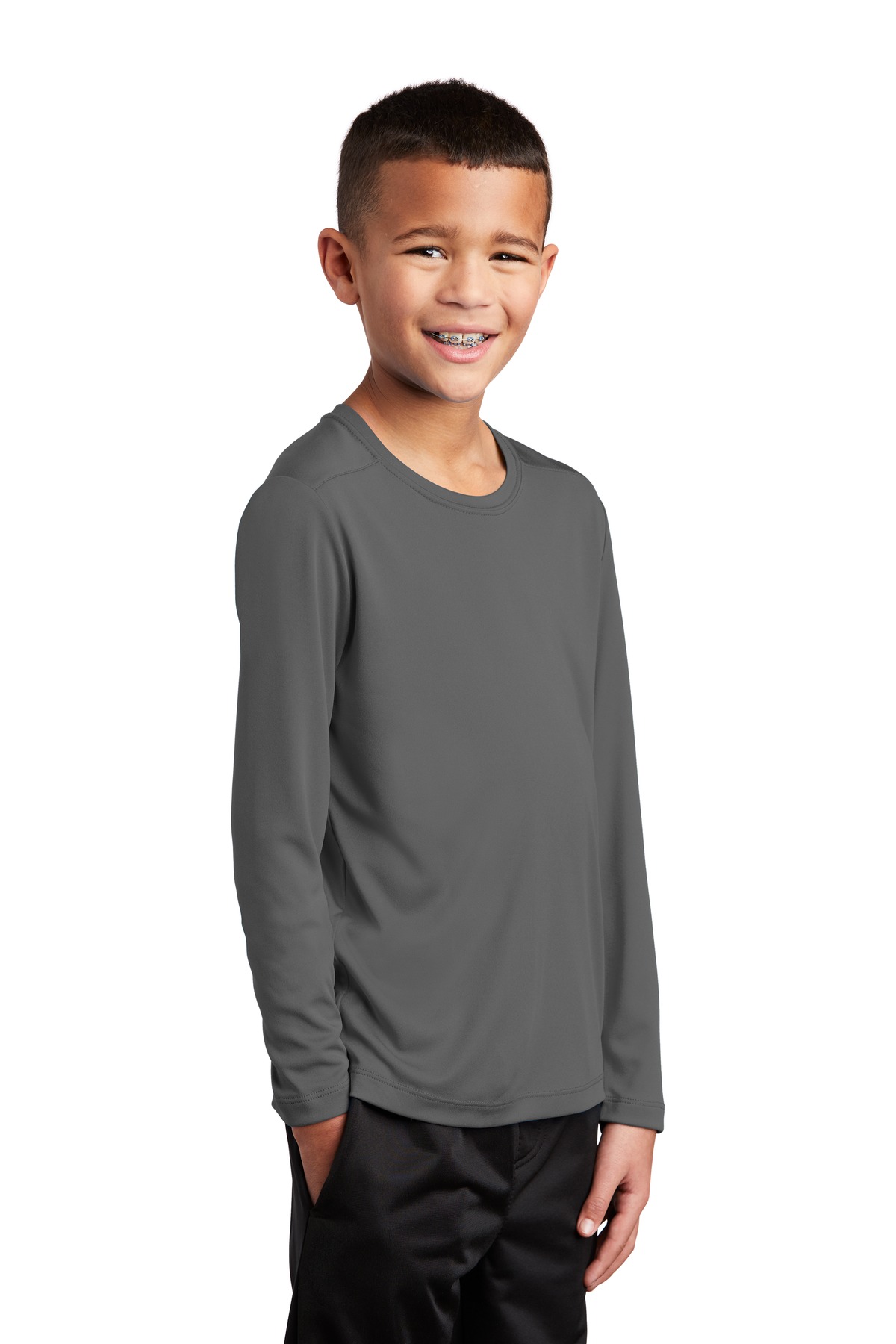 Sport-Tek Youth Posi-UV Pro Long Sleeve Tee. YST420LS