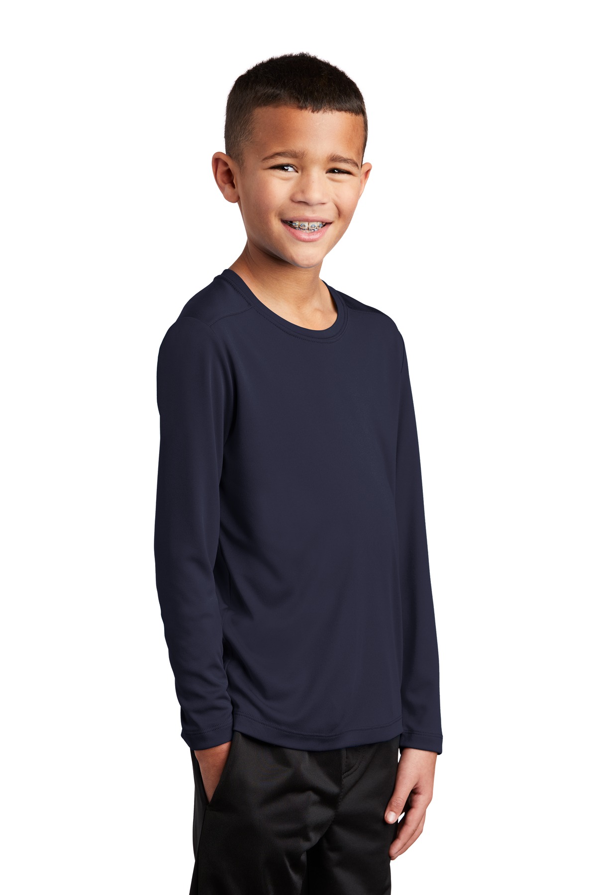 Sport-Tek Youth Posi-UV Pro Long Sleeve Tee. YST420LS