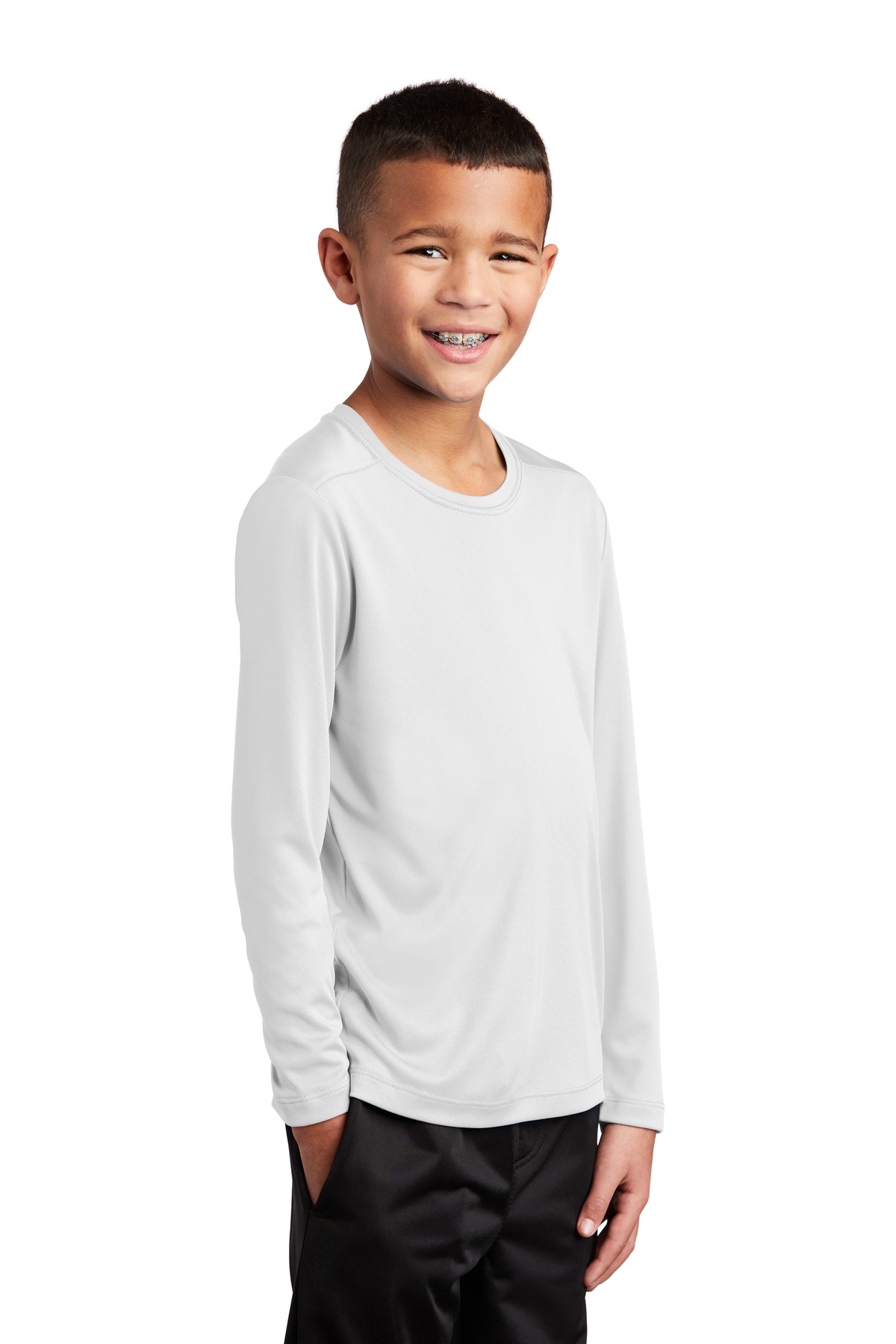 Sport-Tek Youth Posi-UV Pro Long Sleeve Tee. YST420LS