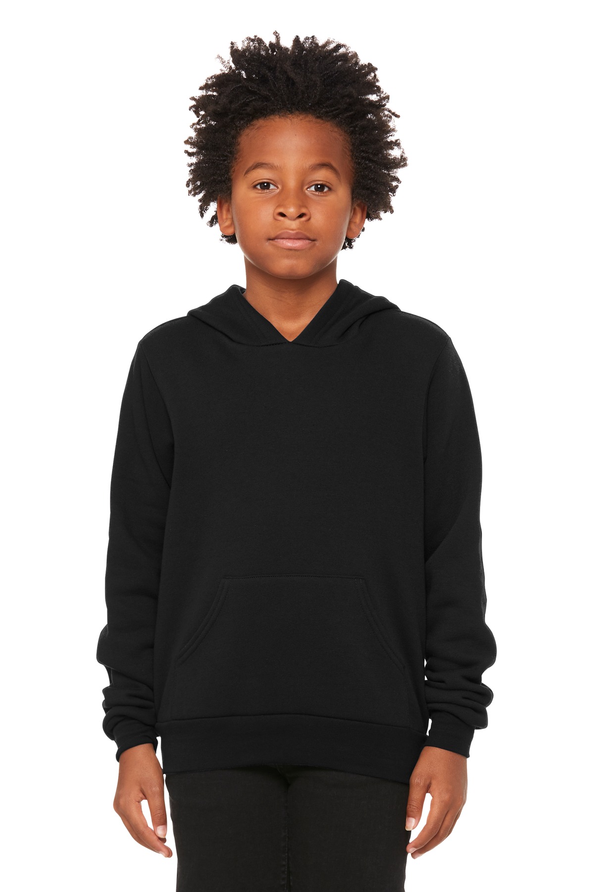 BELLA+CANVAS Youth Sponge Fleece Pullover Hoodie BC3719Y - Image 2