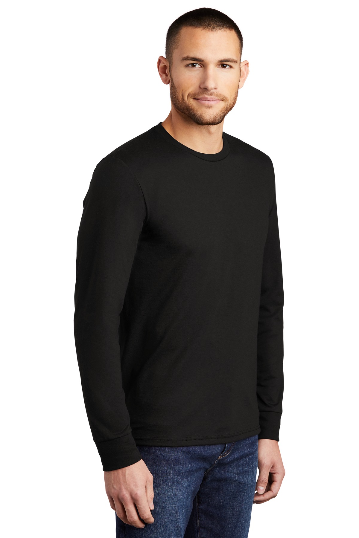 District Perfect Tri Long Sleeve Tee . DM132