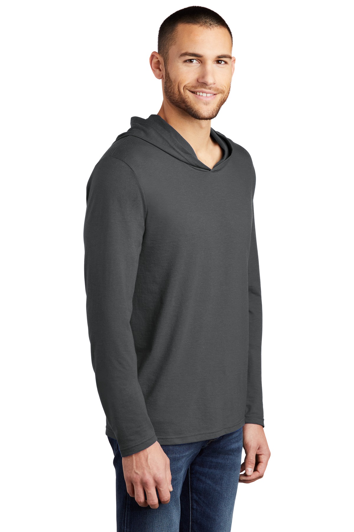 District Perfect Tri Long Sleeve Hoodie. DM139