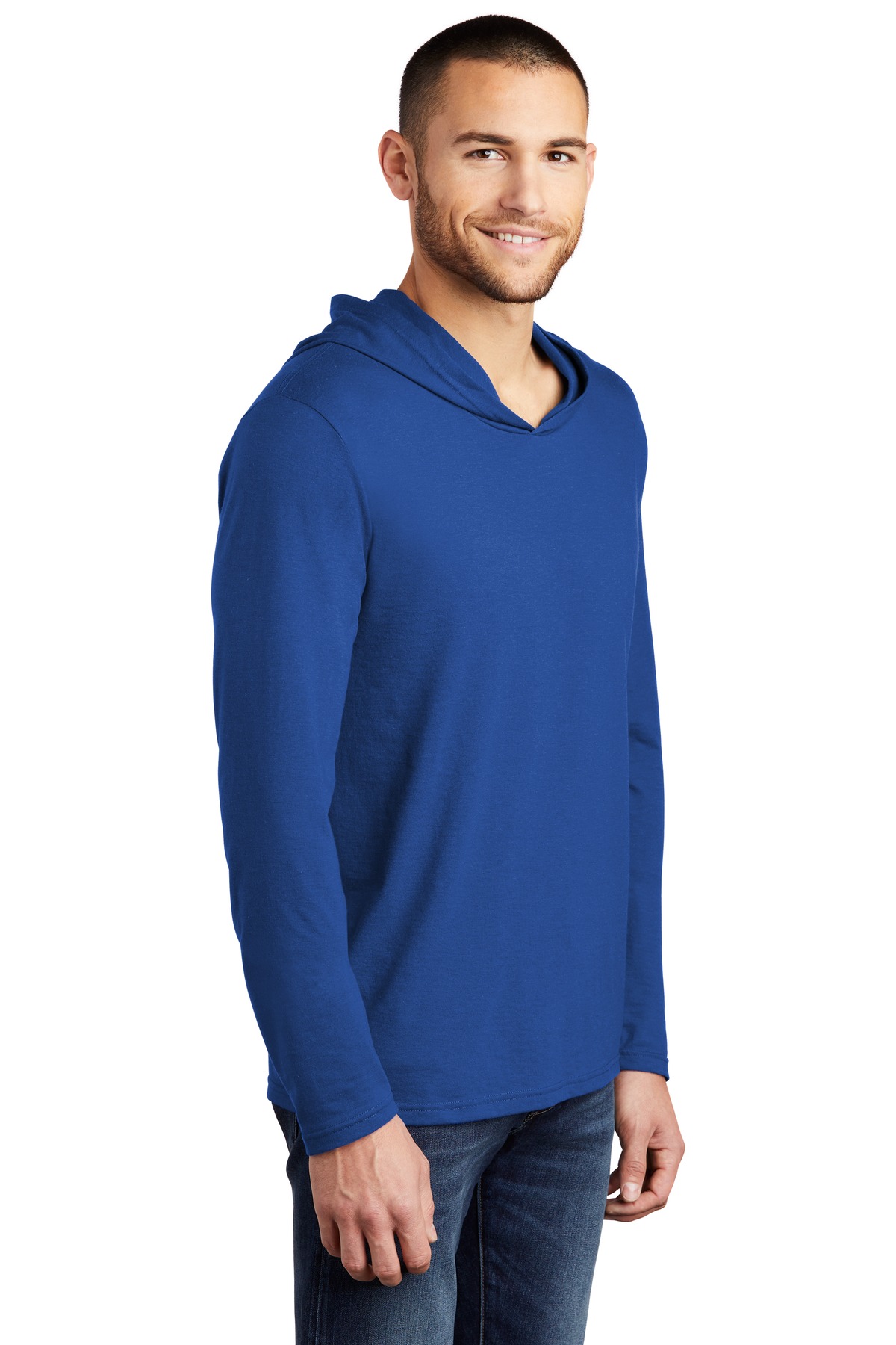 District Perfect Tri Long Sleeve Hoodie. DM139