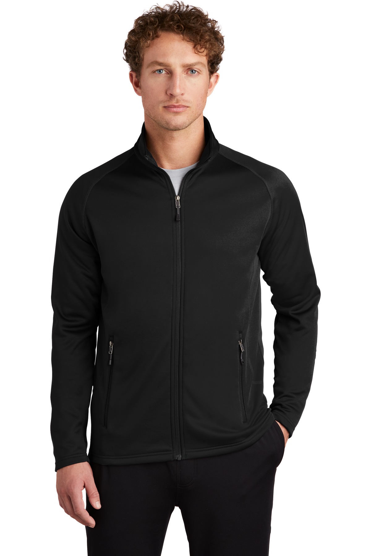 Eddie Bauer Outerwear, Sweat shirts & Fleece for Hospitality ® Smooth Fleece Base Layer Full-Zip.-Eddie Bauer