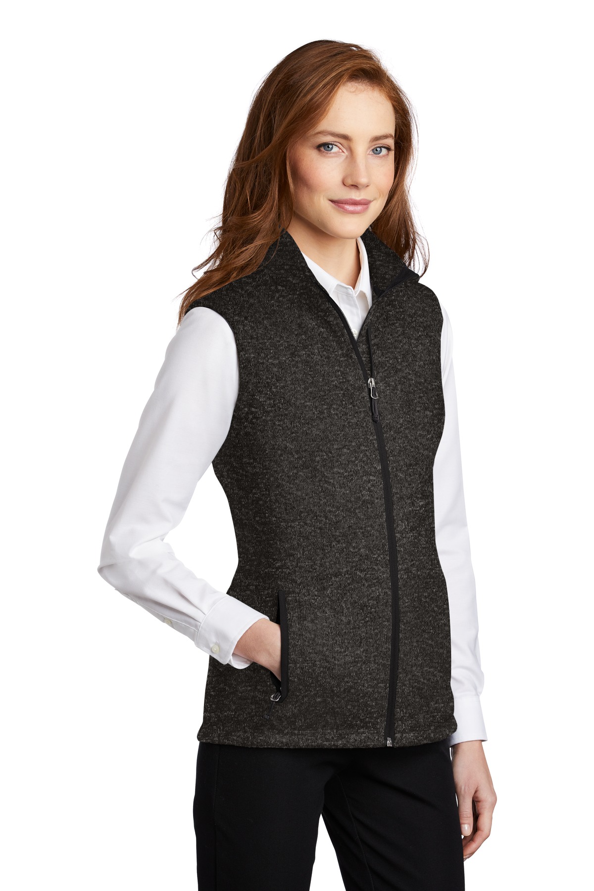 Port Authority Women's Sweater Fleece Vest L236