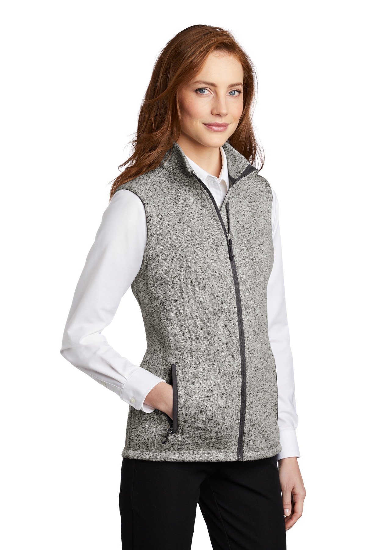 Port Authority Women's Sweater Fleece Vest L236