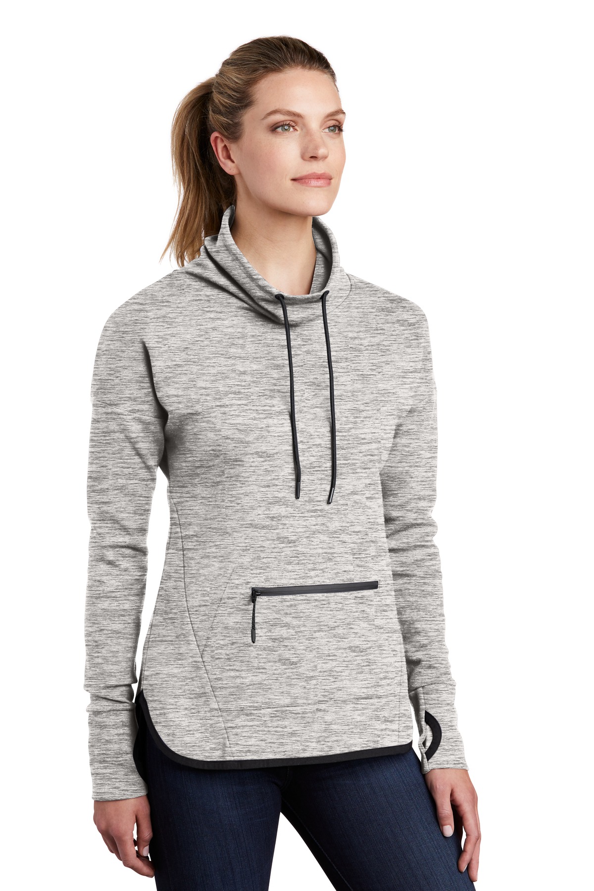 Sport-Tek Women's Triumph Cowl Neck Pullover LST280