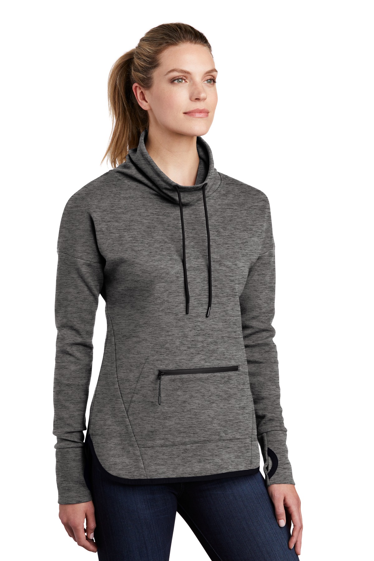 Sport-Tek Women's Triumph Cowl Neck Pullover LST280