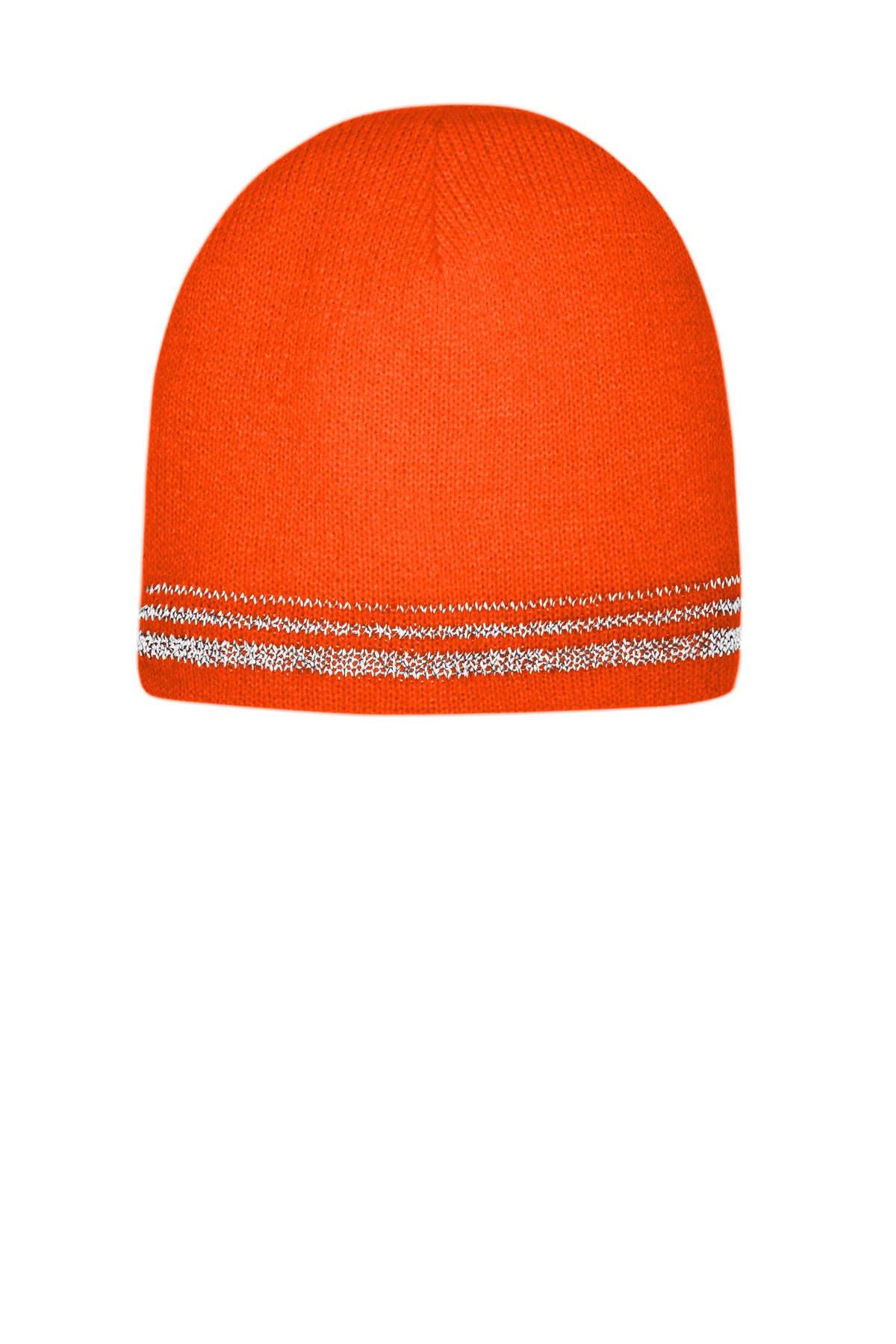 CornerStone Lined Enhanced Visibility with Reflective Stripes Beanie-CornerStone