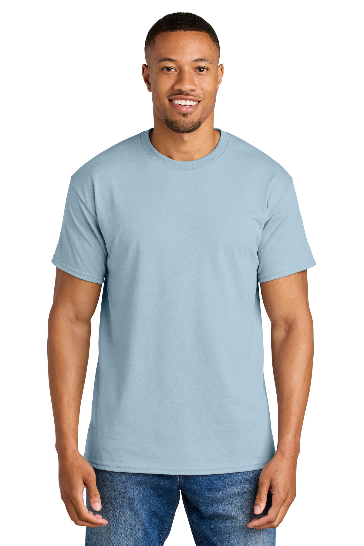 Gildan ® DryBlend ® 50 Cotton/50 Poly T-Shirt. 8000 - Light Blue