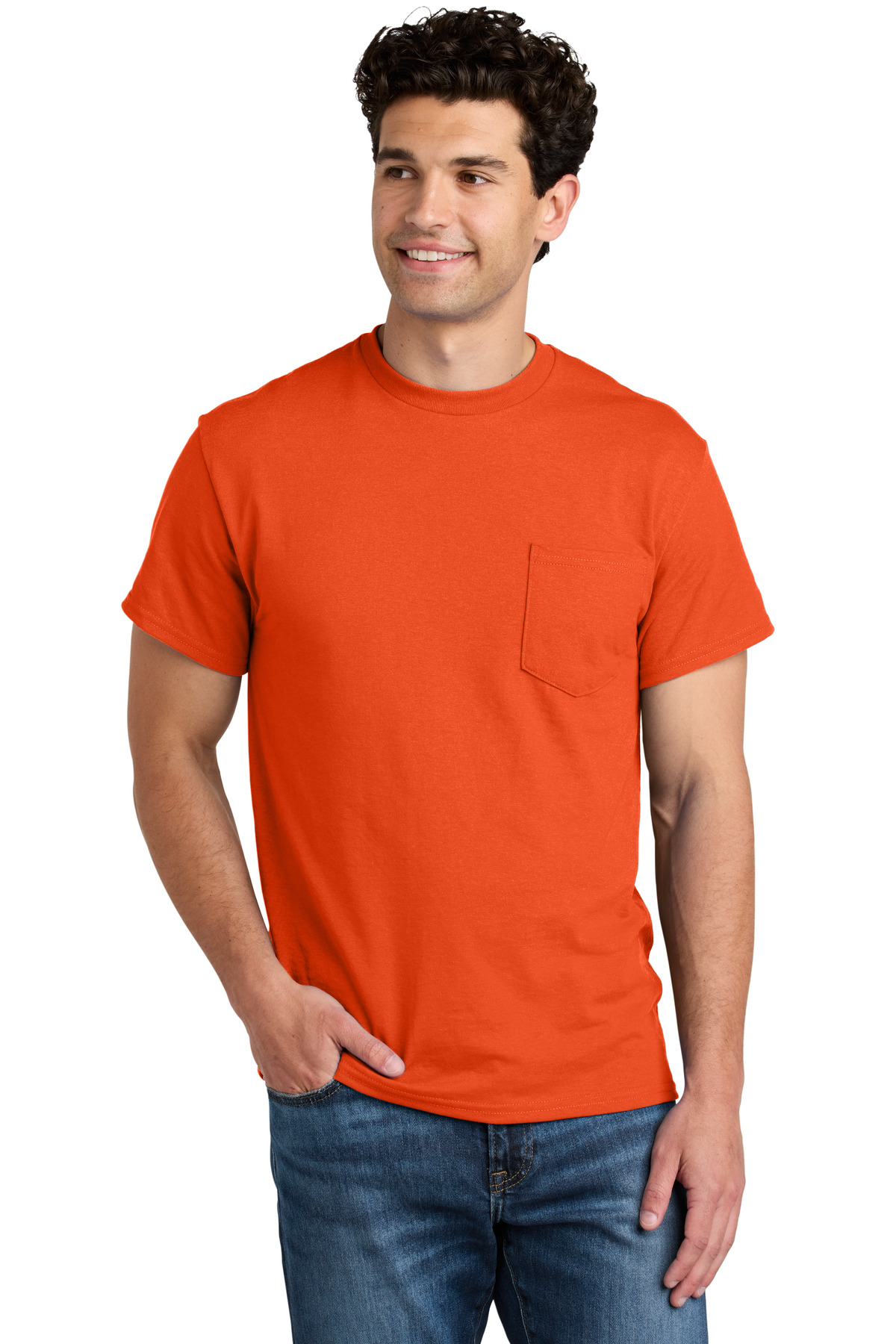 Gildan ┬«  - DryBlend ┬«  50 Cotton/50 Poly Pocket T-Shirt. 8300