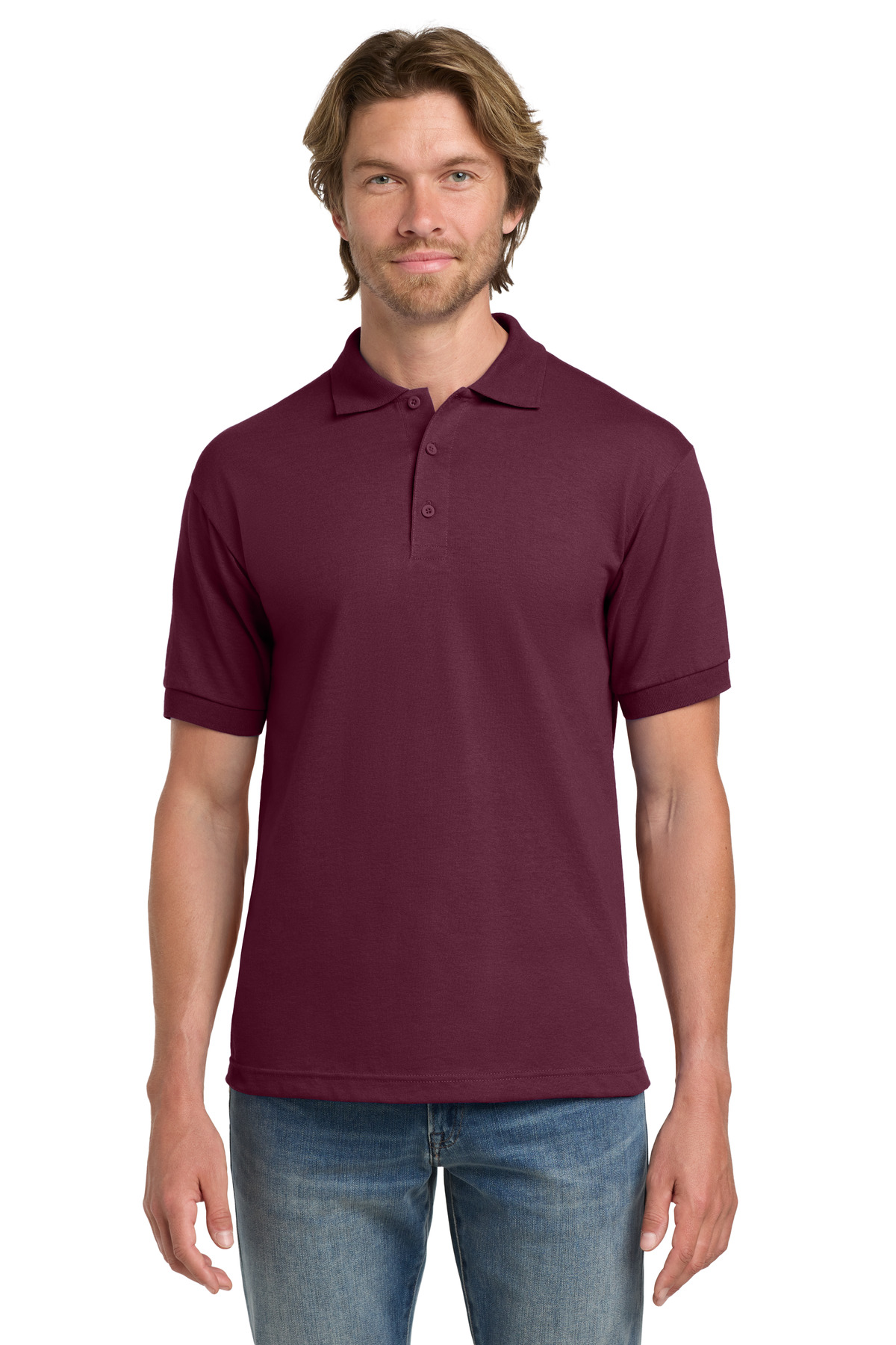 Gildan ®  - DryBlend ®  6-Ounce Jersey Knit Sport Shirt.  8800 - Front Model