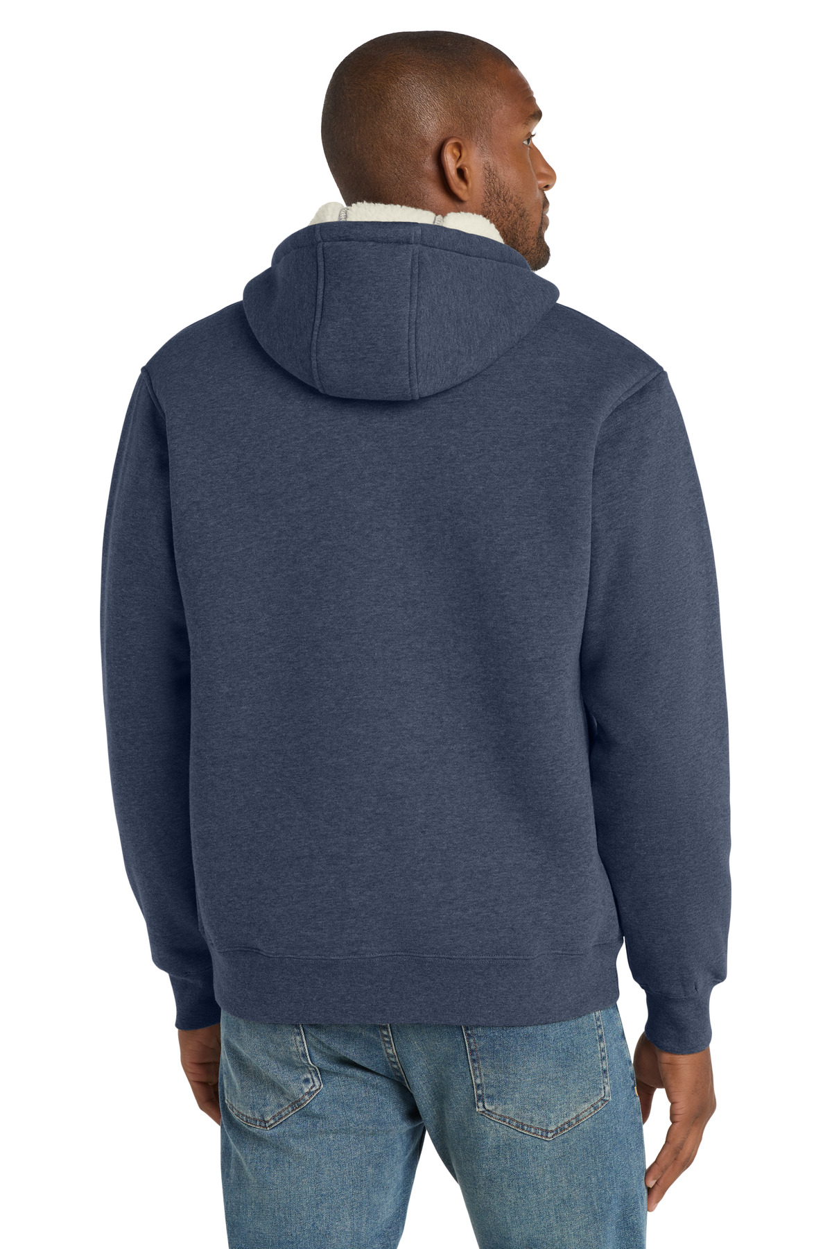 CornerStone Heavyweight Sherpa-Lined Hooded Fleece Jacket. CS625