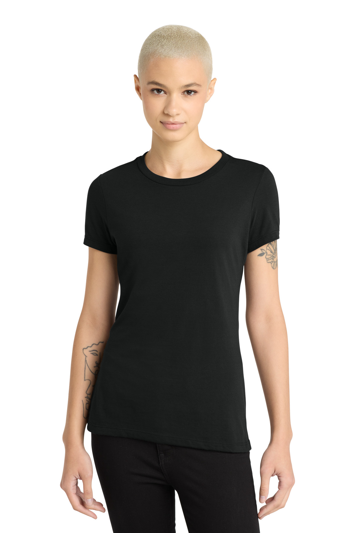 District  Women's Perfect Blend CVC Tee. DM108L