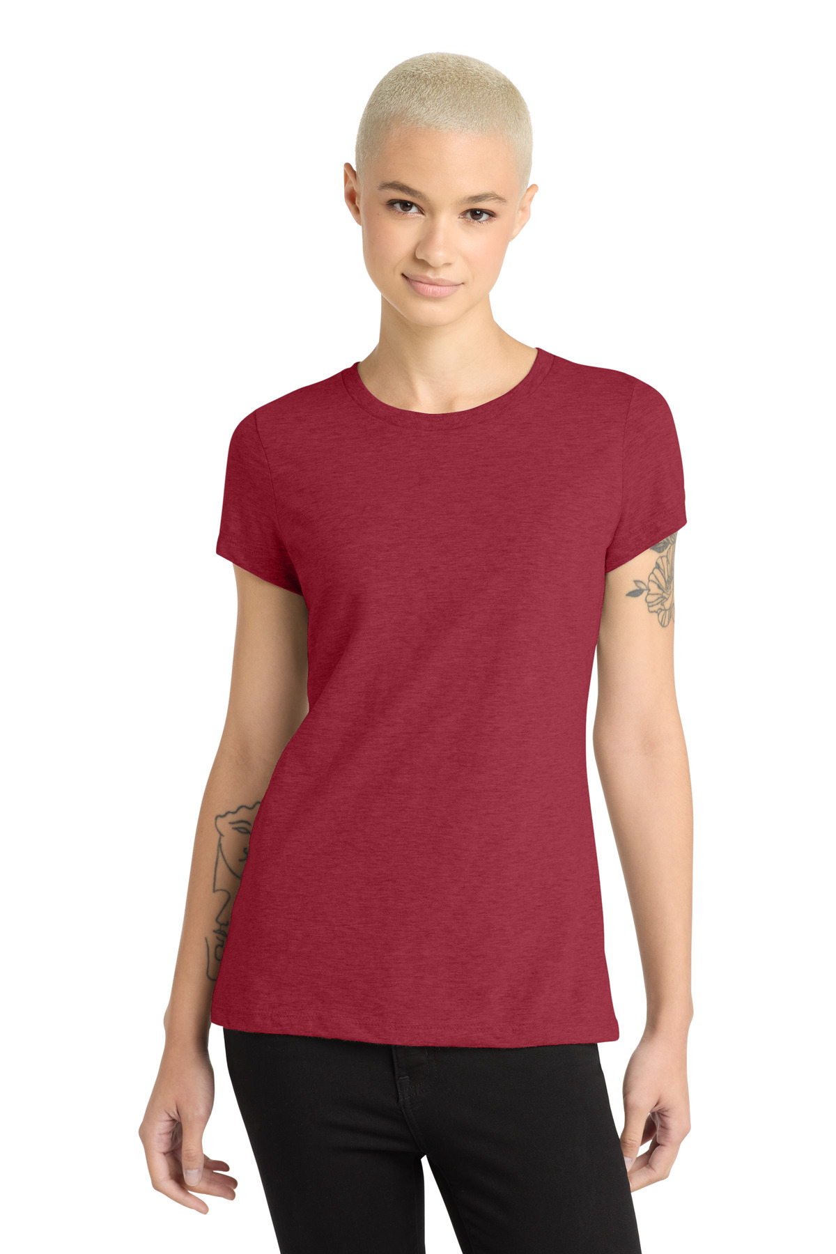District DM108L swatch in Heathered Red