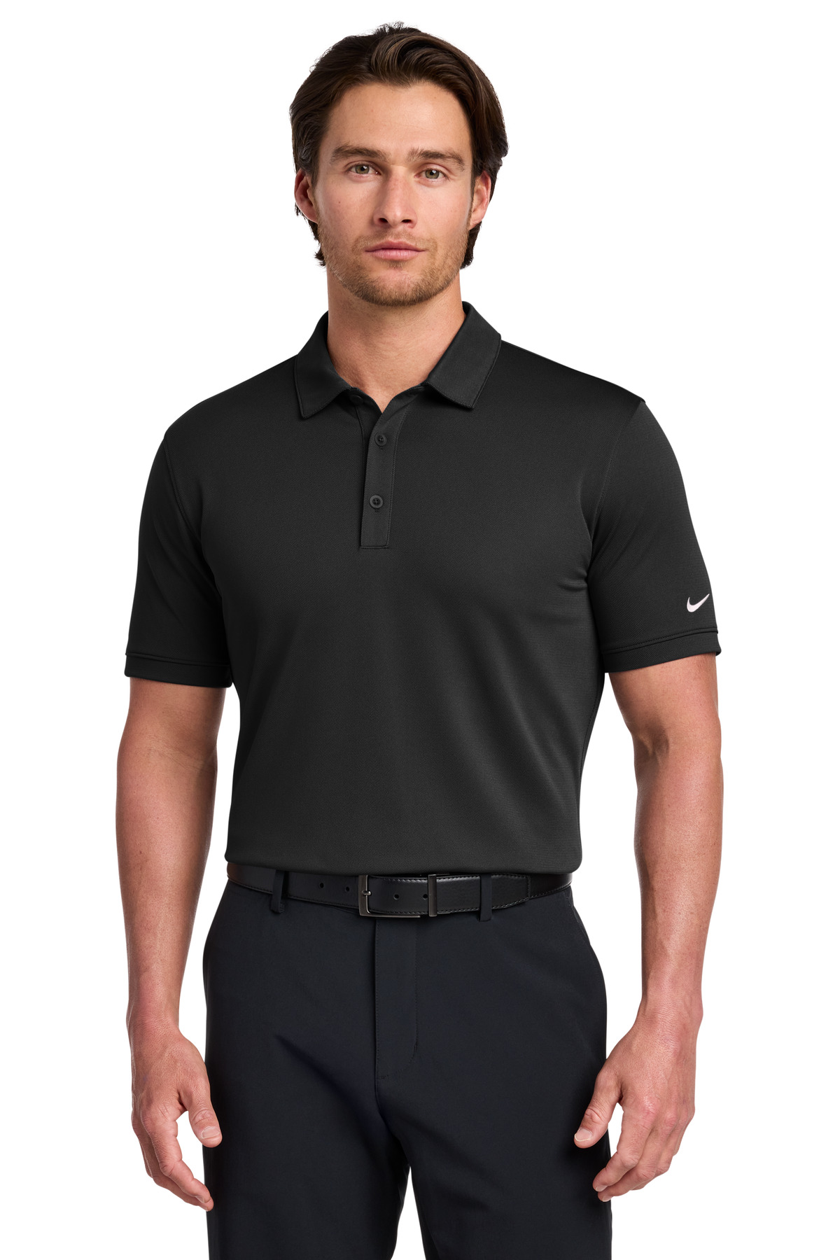 Nike Dri-FIT Solid Icon Pique Modern Fit Polo.  746099