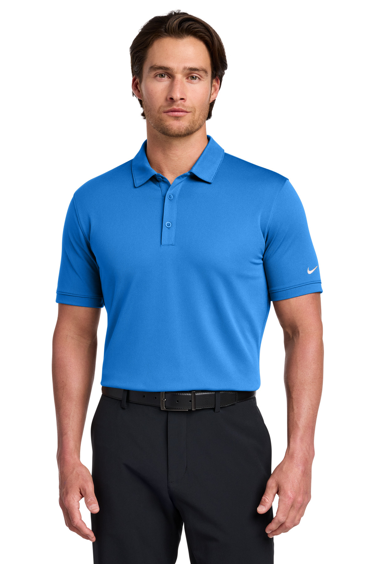 Nike Dri-FIT Solid Icon Pique Modern Fit Polo. 746099