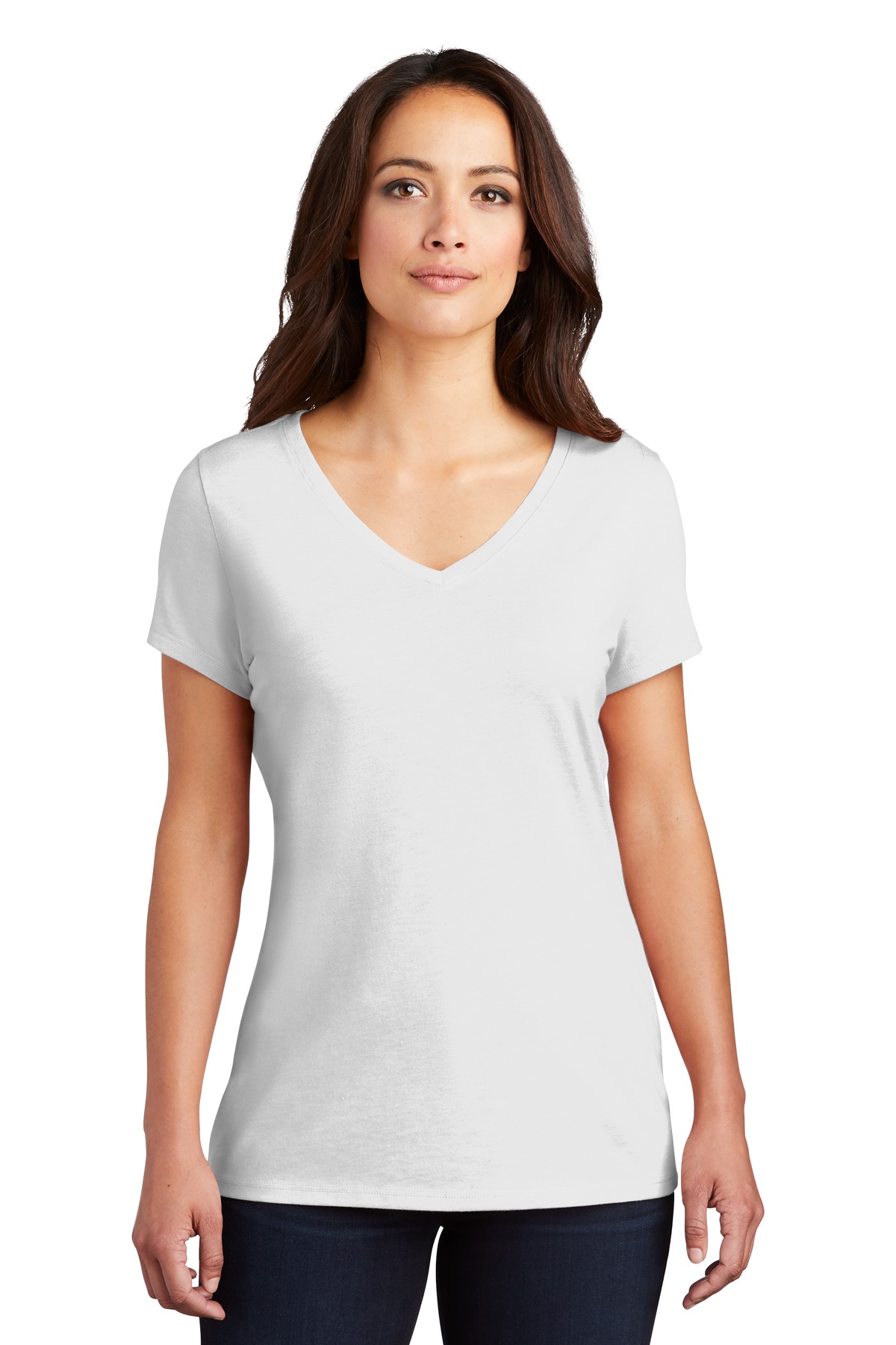 District Ladies Hospitality T-Shirts ® Womens Perfect Tri® V-Neck Tee.-District