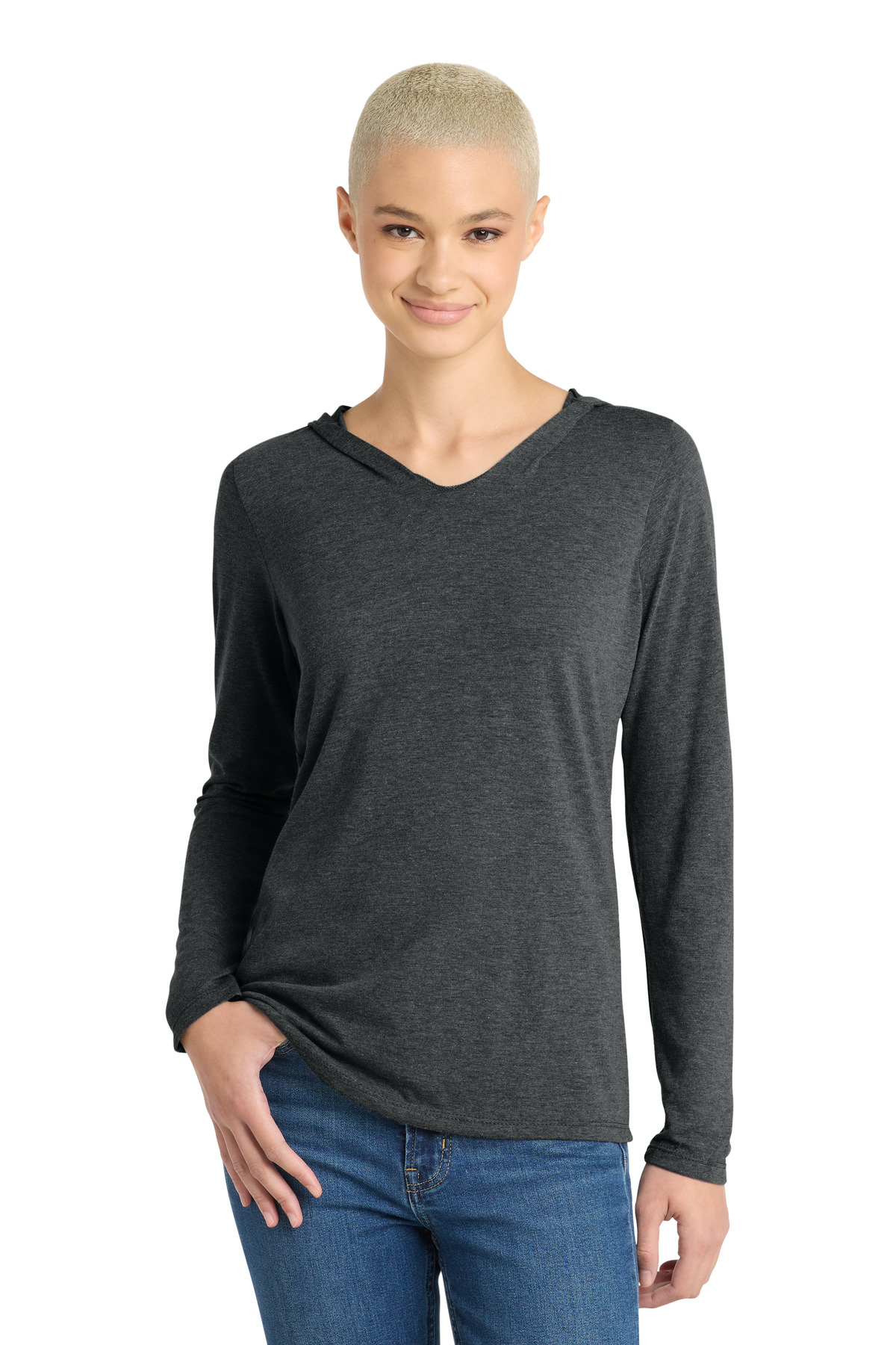 District Women‘s Perfect Tri Long Sleeve Hoodie-District