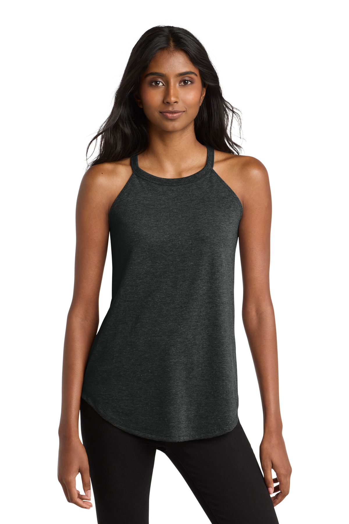District DT137L — District Women's Perfect Tri Rocker Tank. DT137L
