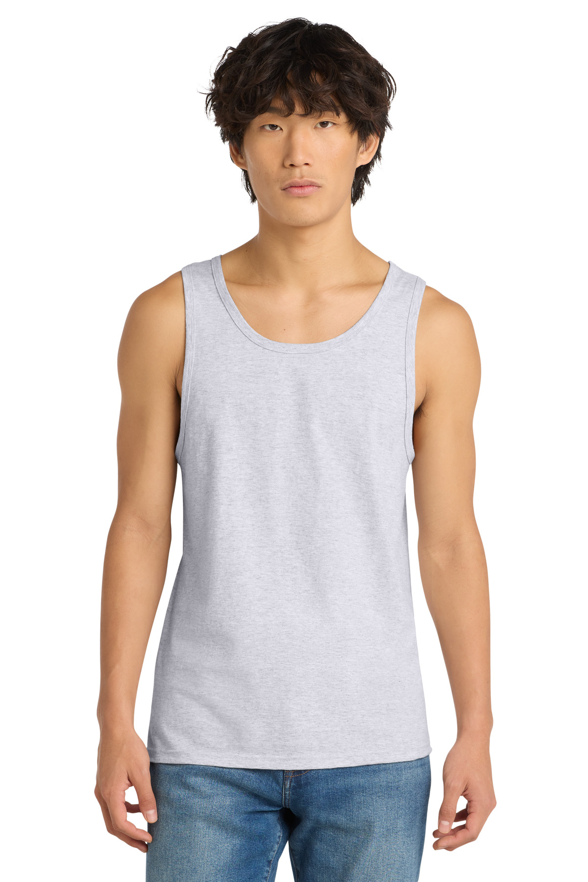 District ® The Concert Tank ® . DT5300 - White Heather