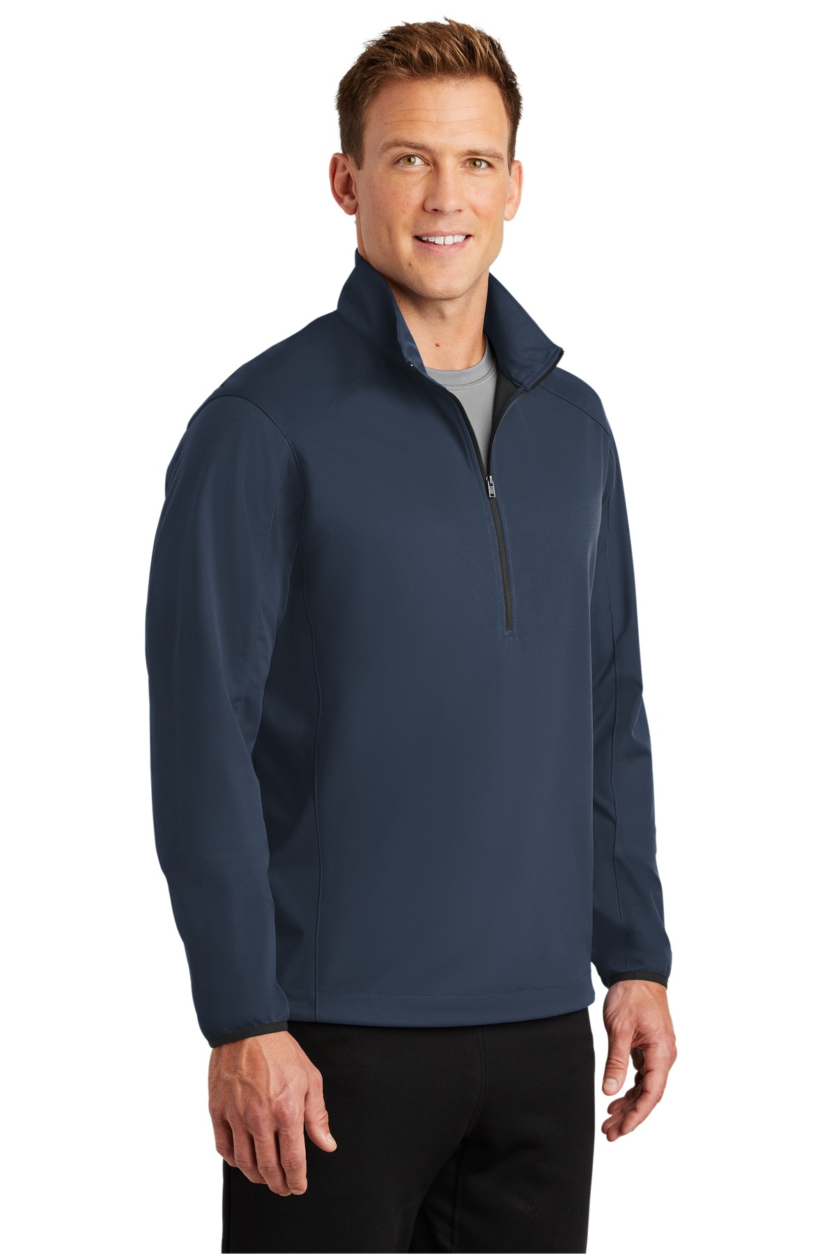 Port Authority Active 1/2-Zip Soft Shell Jacket. J716