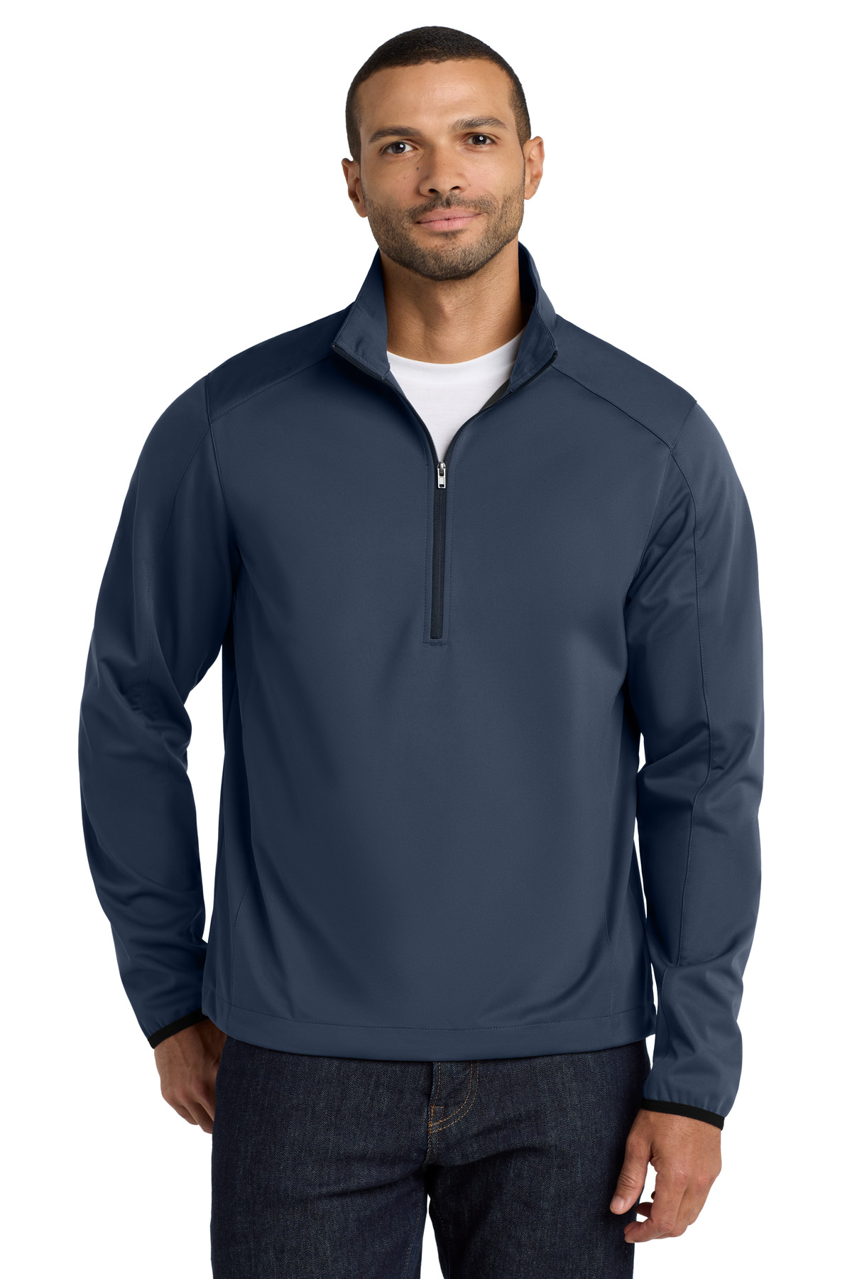 Port Authority ® Active 1/2-Zip Soft Shell Jacket. J716 - Image 2