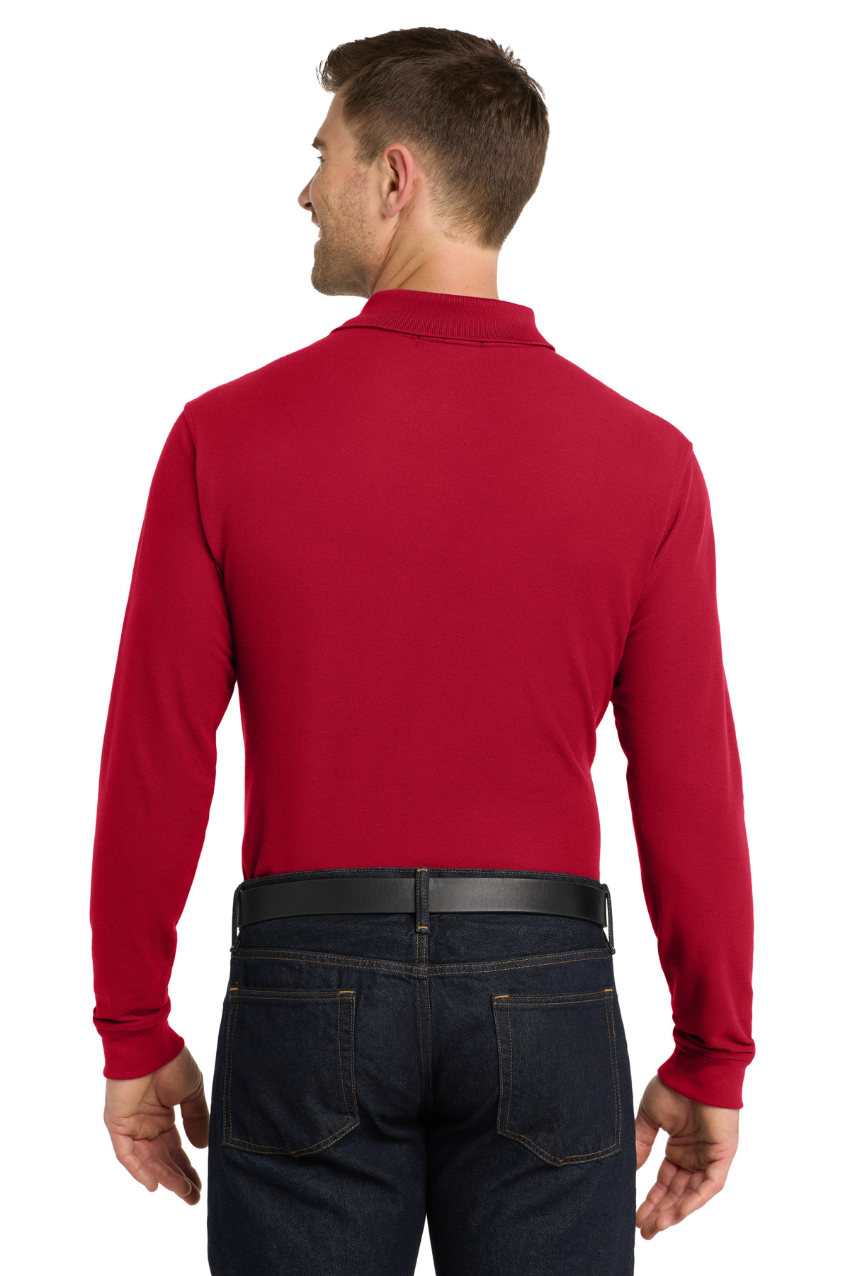Port Authority Long Sleeve Core Classic Pique Polo. K100LS