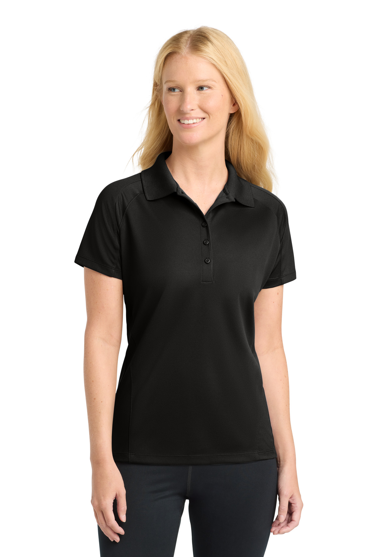 Sport-Tek Women&#8216;s Dri-Mesh Pro Polo-Sport&#45;Tek