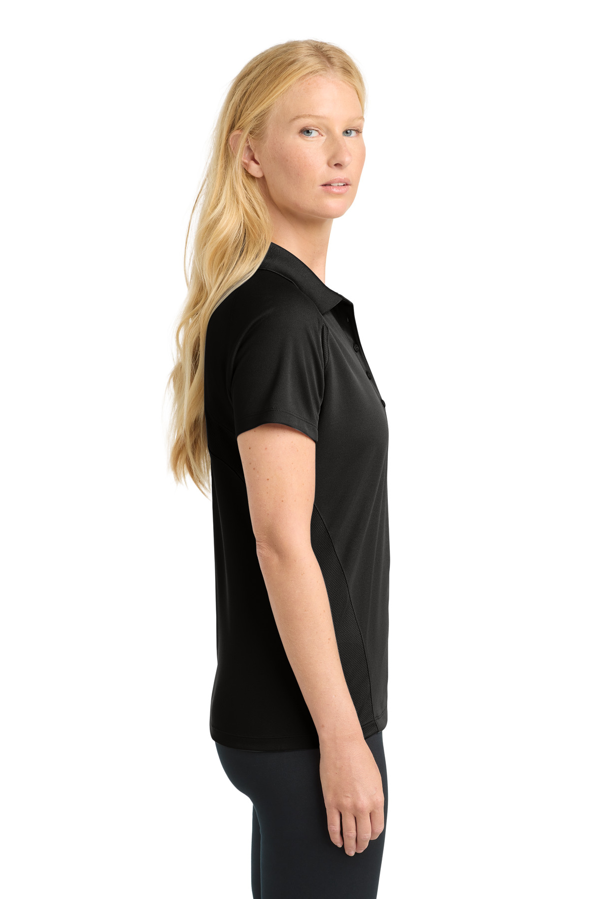 Sport-Tek Women's Dri-Mesh Pro Polo. L474