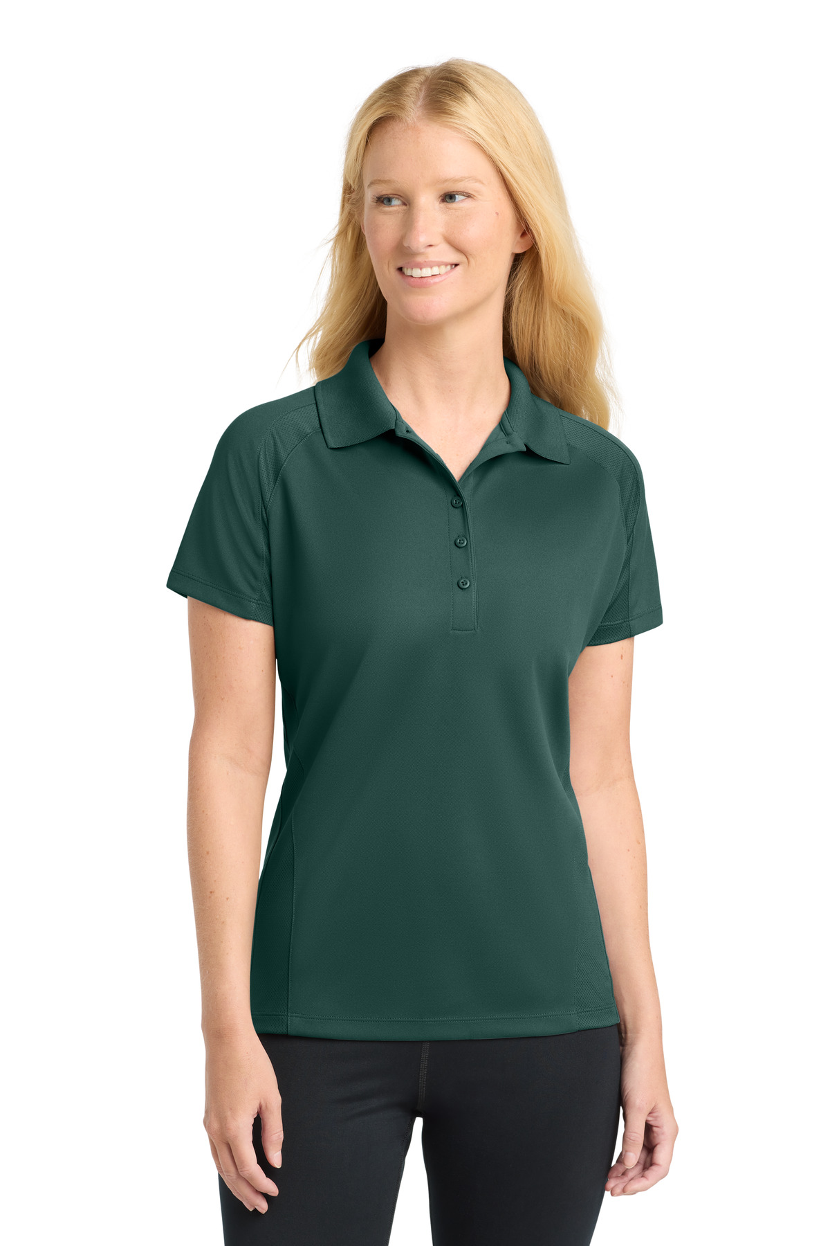 Sport-Tek ®  Women's Dri-Mesh ®  Pro Polo. L474 - Front Model