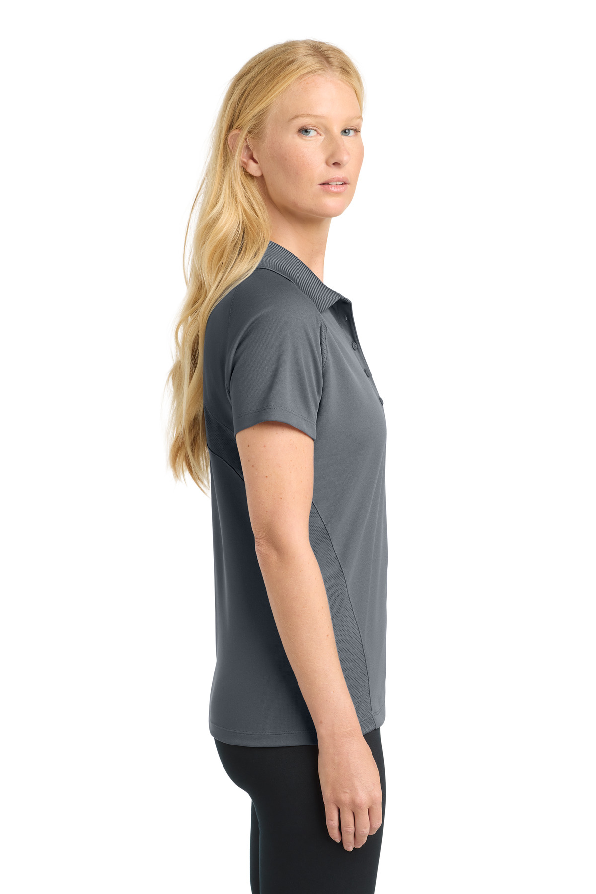 Sport-Tek Women's Dri-Mesh Pro Polo. L474