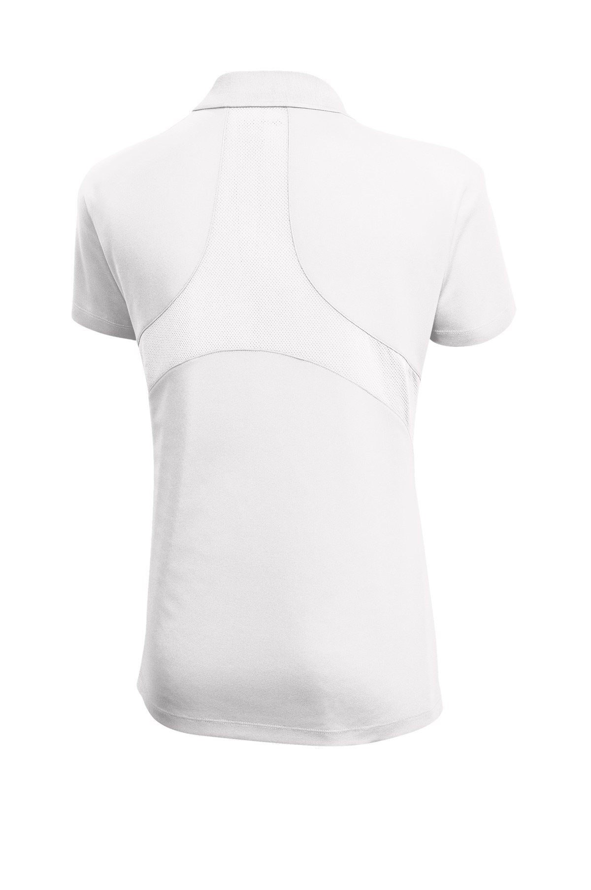 Sport-Tek Women's Dri-Mesh Pro Polo. L474 in White — Back