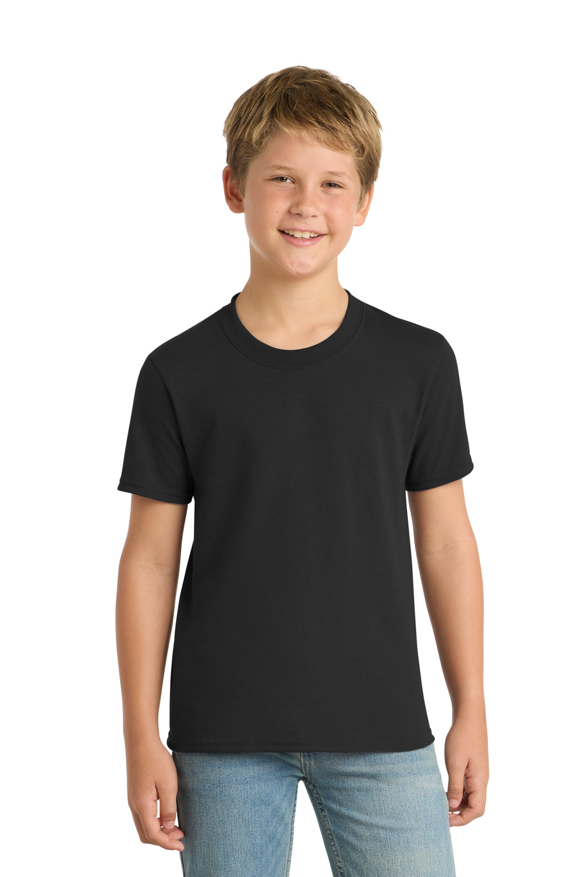 Port & Co ™ Youth Core Blend Tee. PC55Y - Jet Black