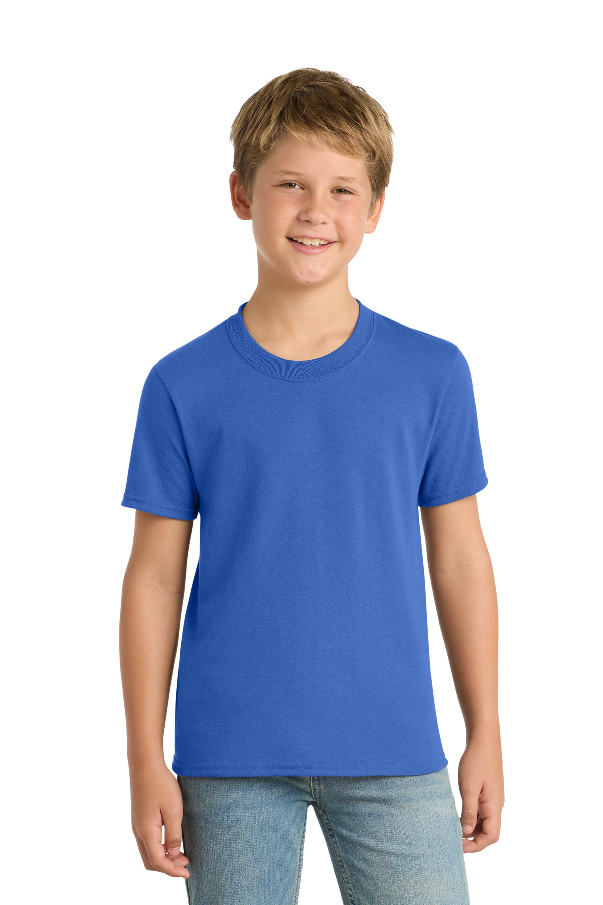 Port & Co ™ Youth Core Blend Tee. PC55Y - Royal