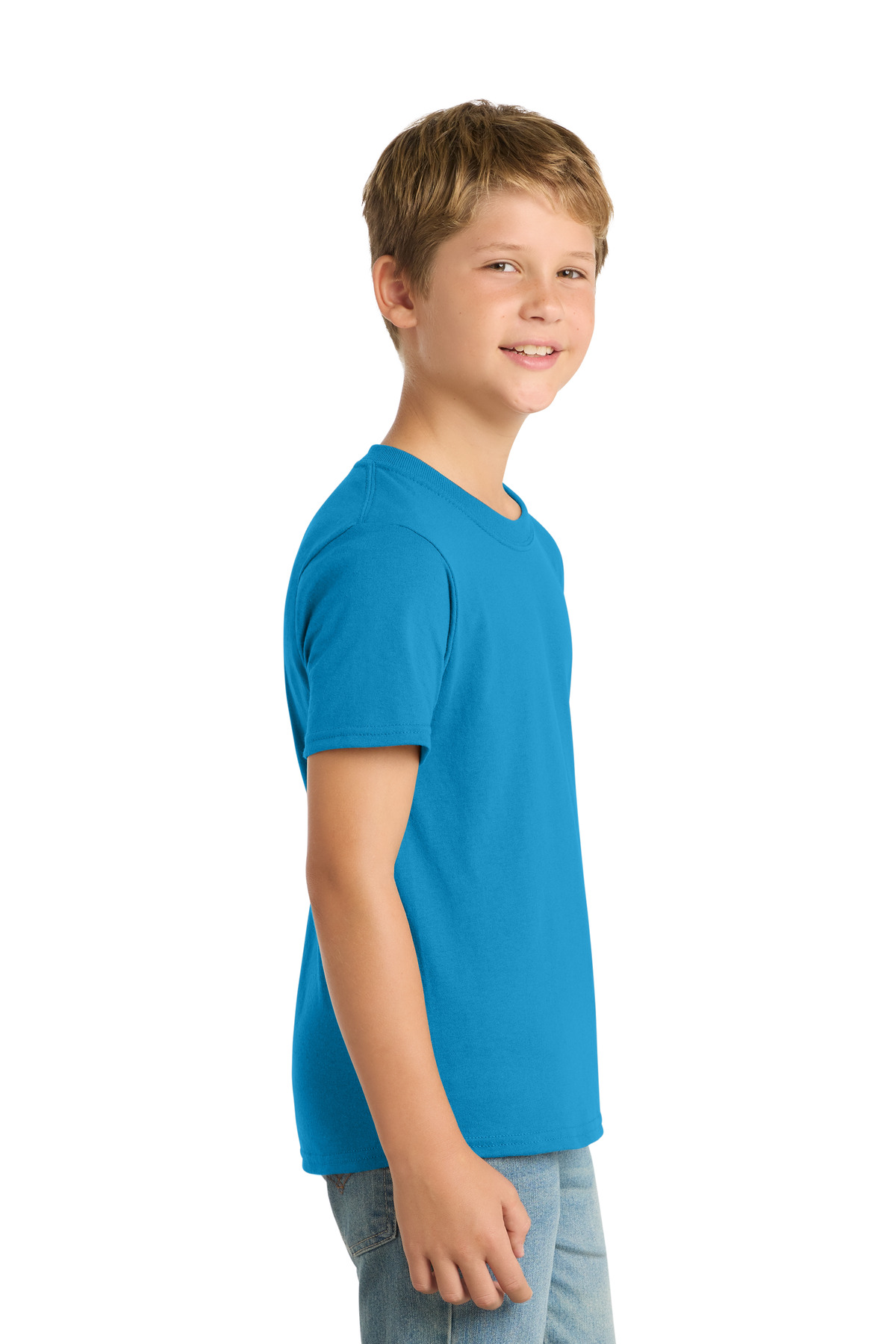 Port & Co Youth Core Blend Tee. PC55Y