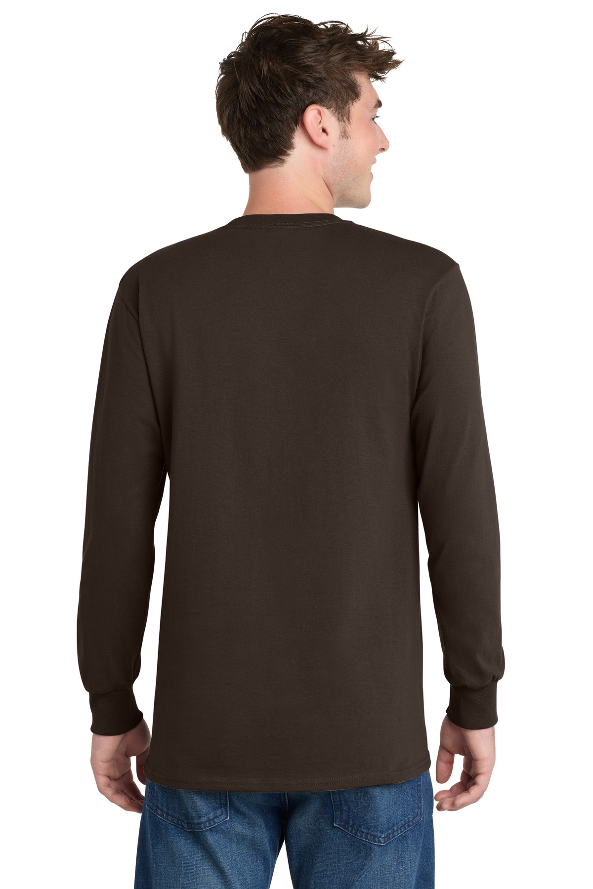 Port & Co Long Sleeve Essential Tee. PC61LS