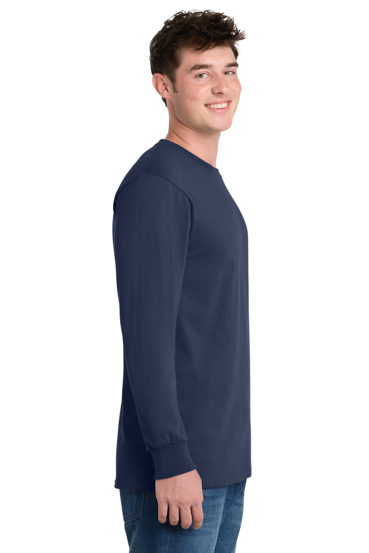 Port & Co Long Sleeve Essential Tee. PC61LS