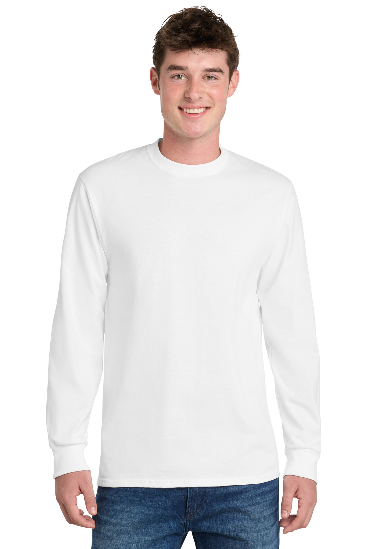Port & Co Long Sleeve Essential Tee-Port &#38; Company